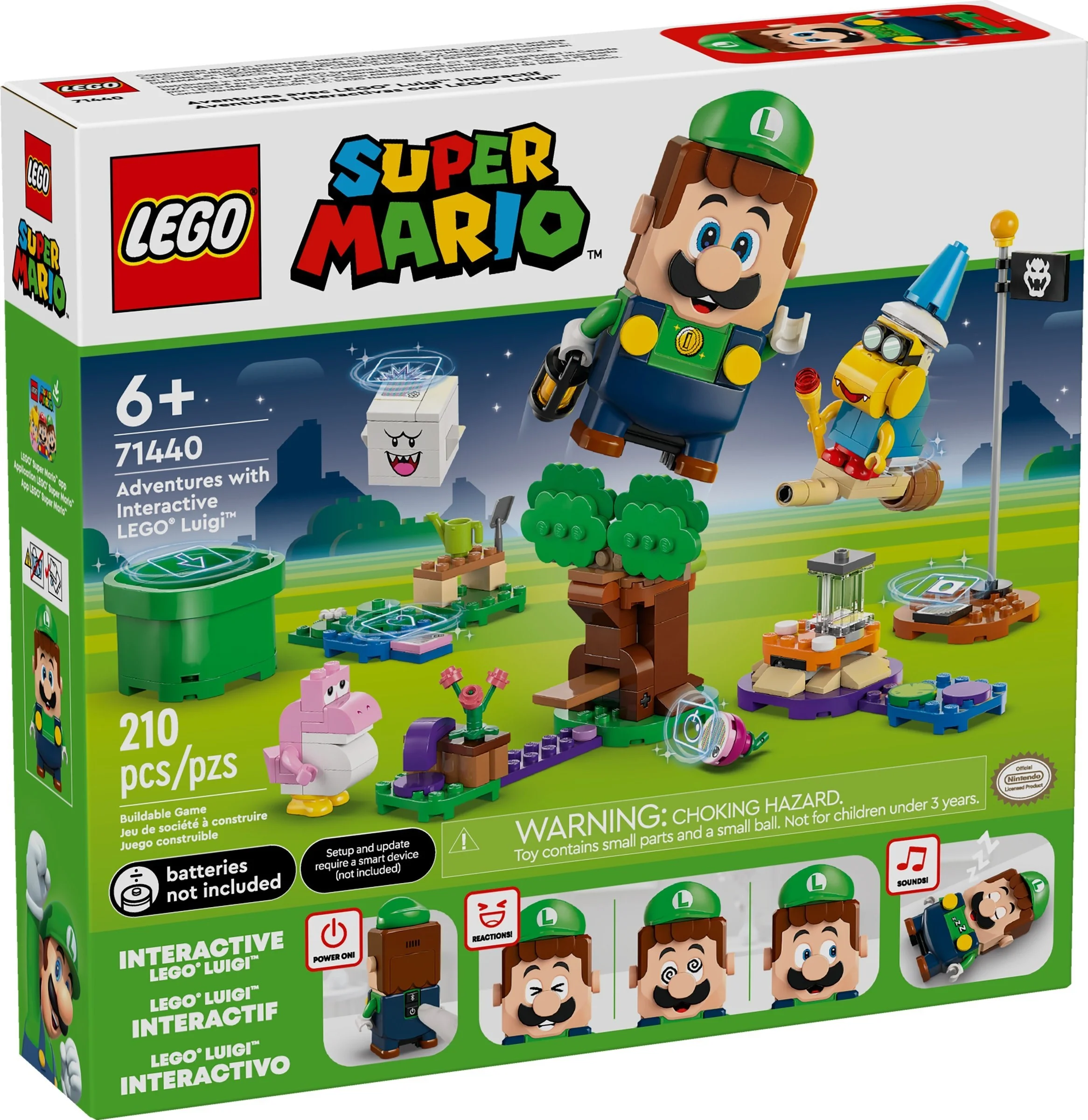 LEGO Super Mario Przygody z interaktywną figurką LEGO® Luigi™