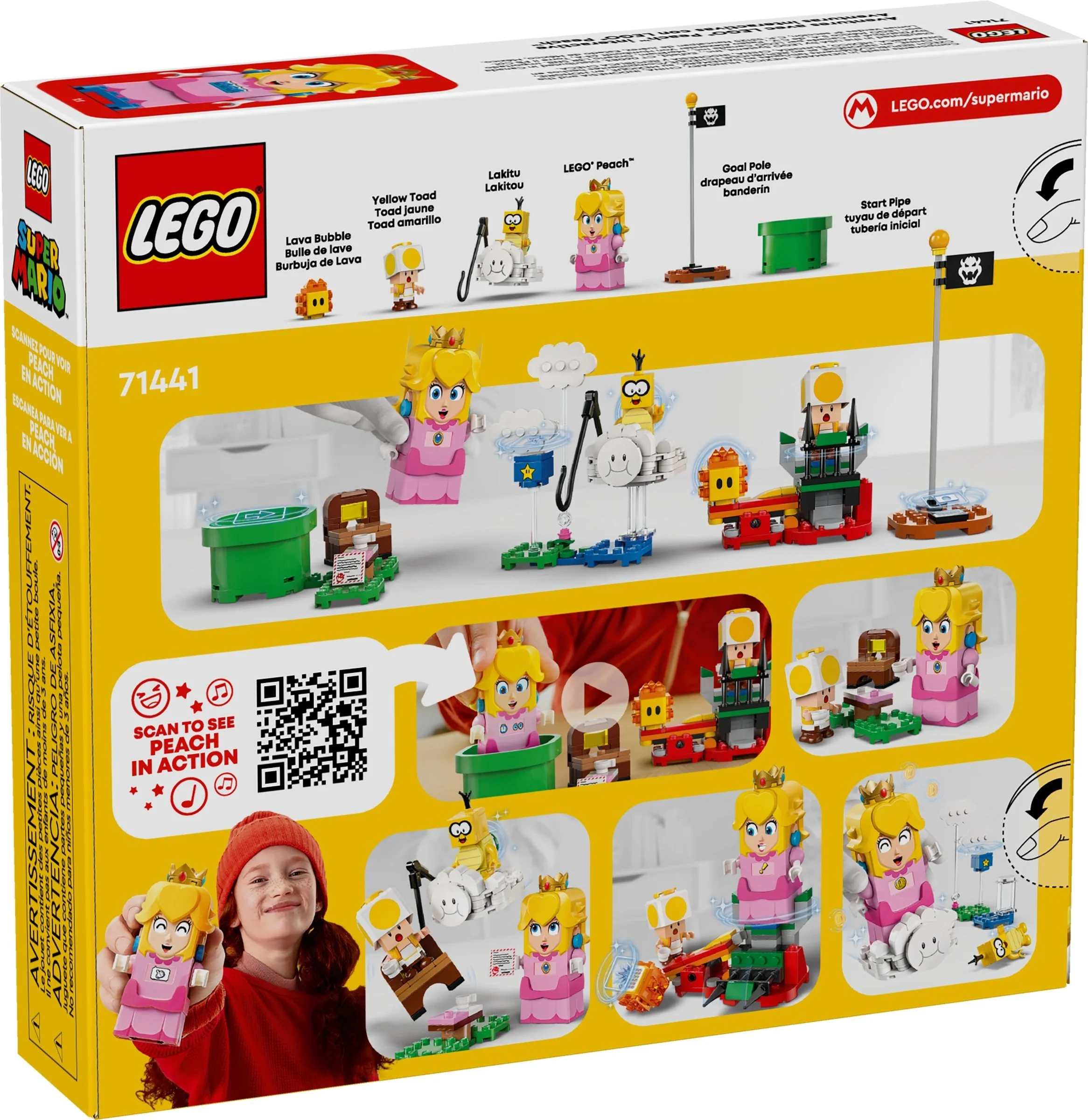 LEGO® 71441 LEGO Super Mario Przygody z interaktywną figurką LEGO® Peach™ - zdjęcie 3