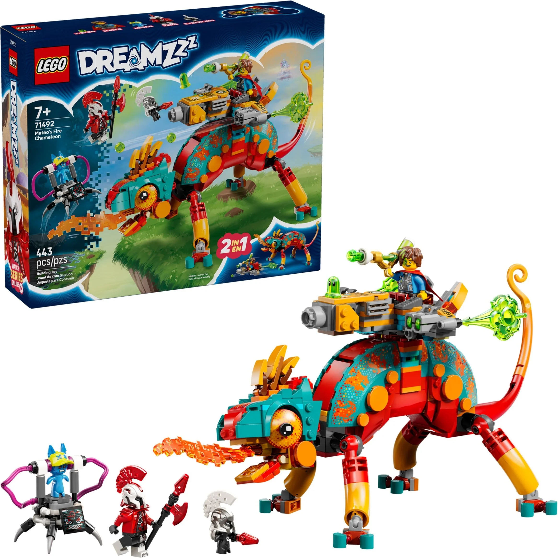 LEGO® 71492 Ognisty kameleon Mateo - zdjęcie 3