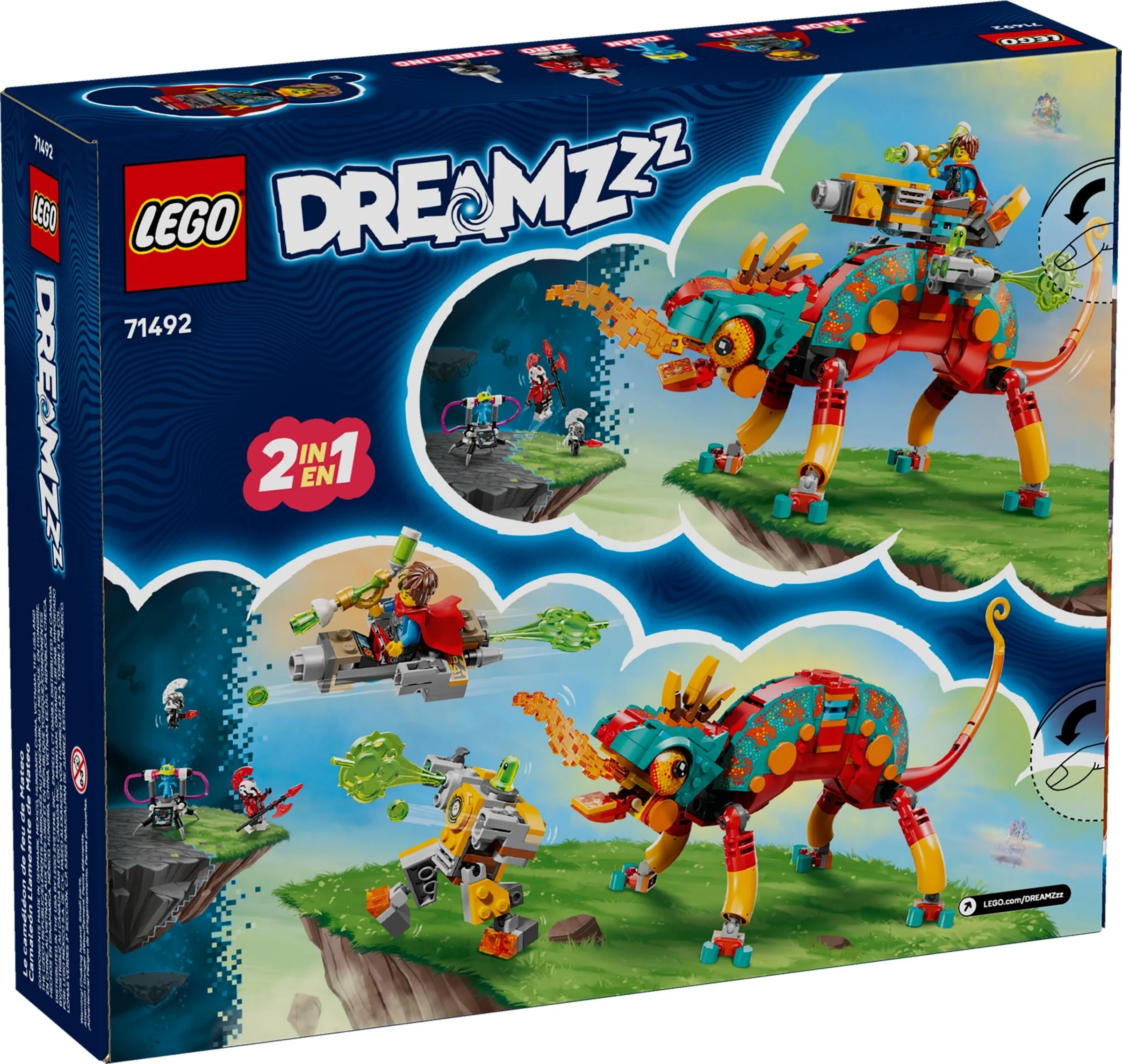 LEGO® 71492 Ognisty kameleon Mateo - zdjęcie 1