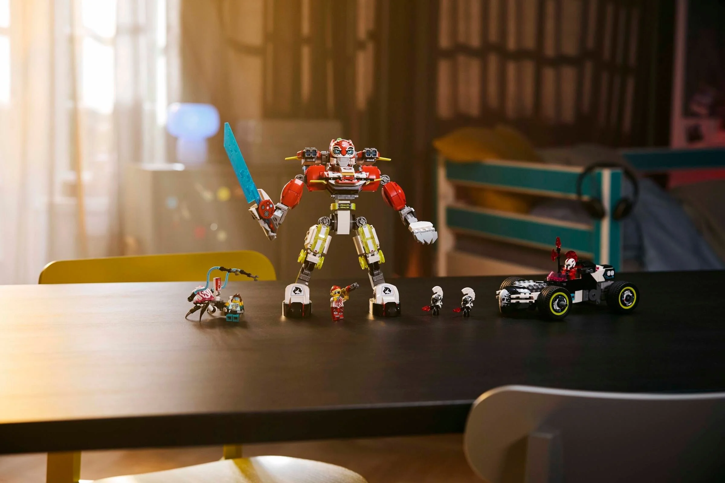 LEGO® 71497 Tygrysi mech Coopera i hot rod Zero - zdjęcie 7