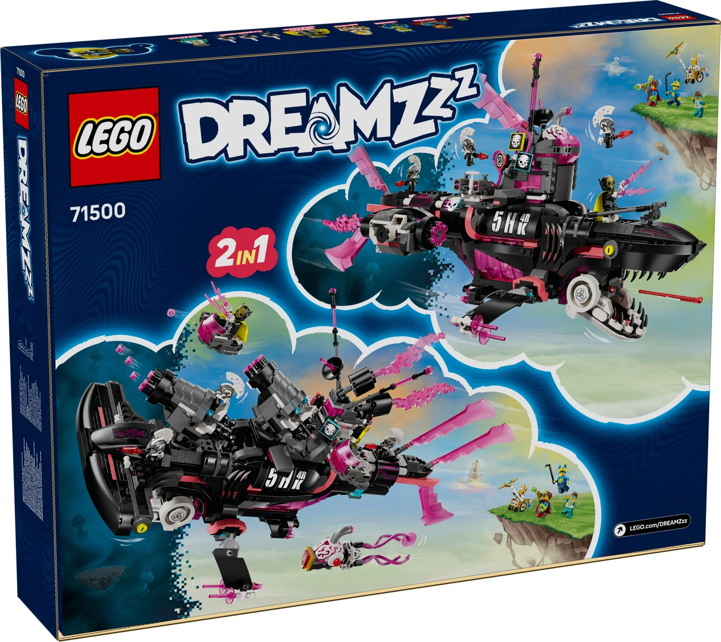 LEGO® 71500 LEGO DREAMZzz Koszmarny Rekinokręt podwodny