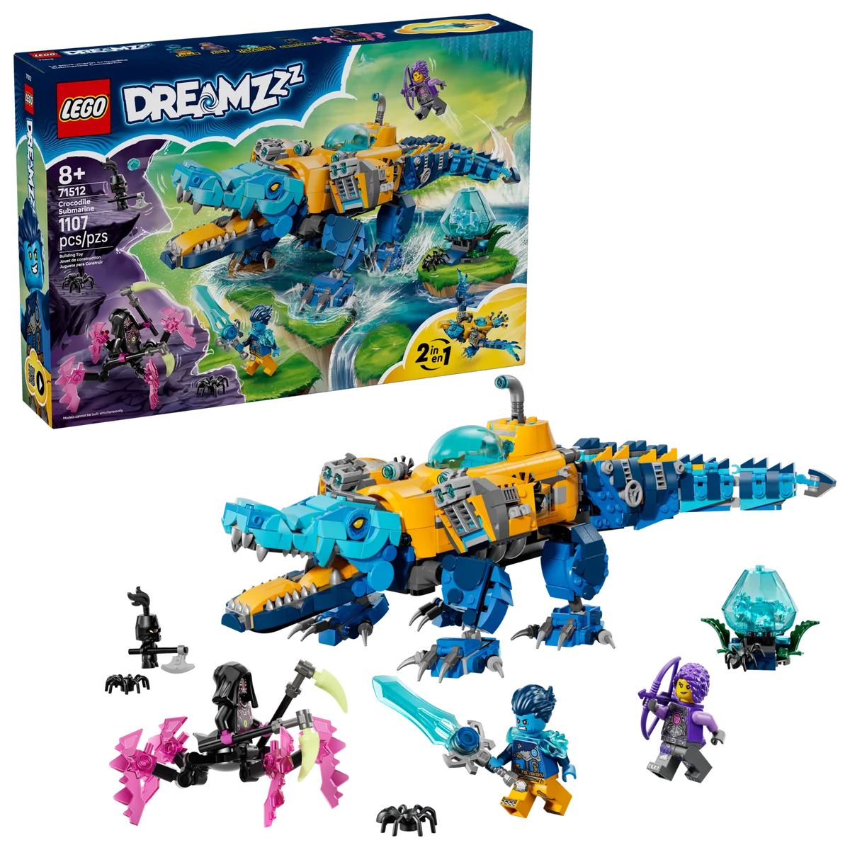 LEGO® 71512 LEGO DREAMZzz Krokodylołódź podwodna - zdjęcie 3