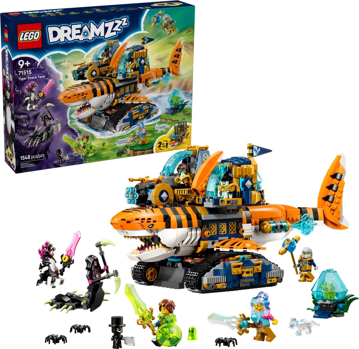 LEGO® 71515 Rekinoczołg tygrysi - zdjęcie 12