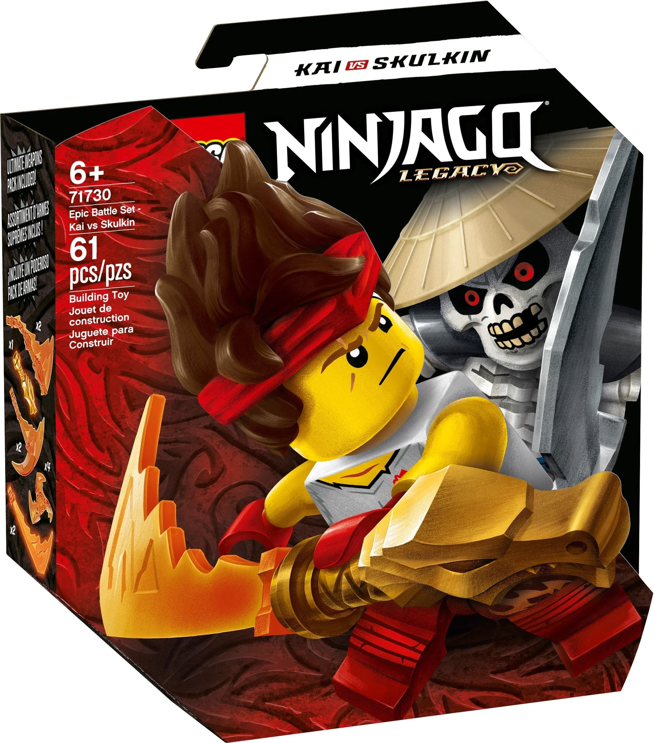 LEGO® 71730 Epicki zestaw bojowy - Kai kontra Szkielet - zdjęcie 2