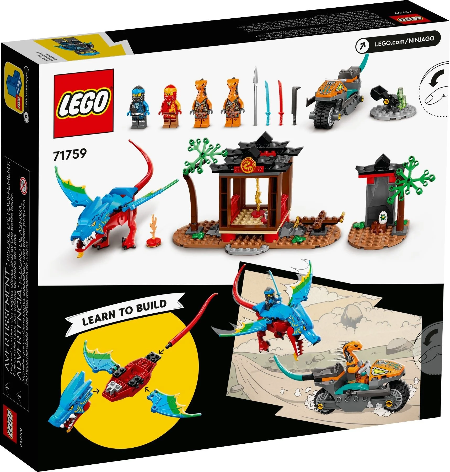 LEGO® 71759 LEGO Ninjago Świątynia ze smokiem ninja - zdjęcie 8