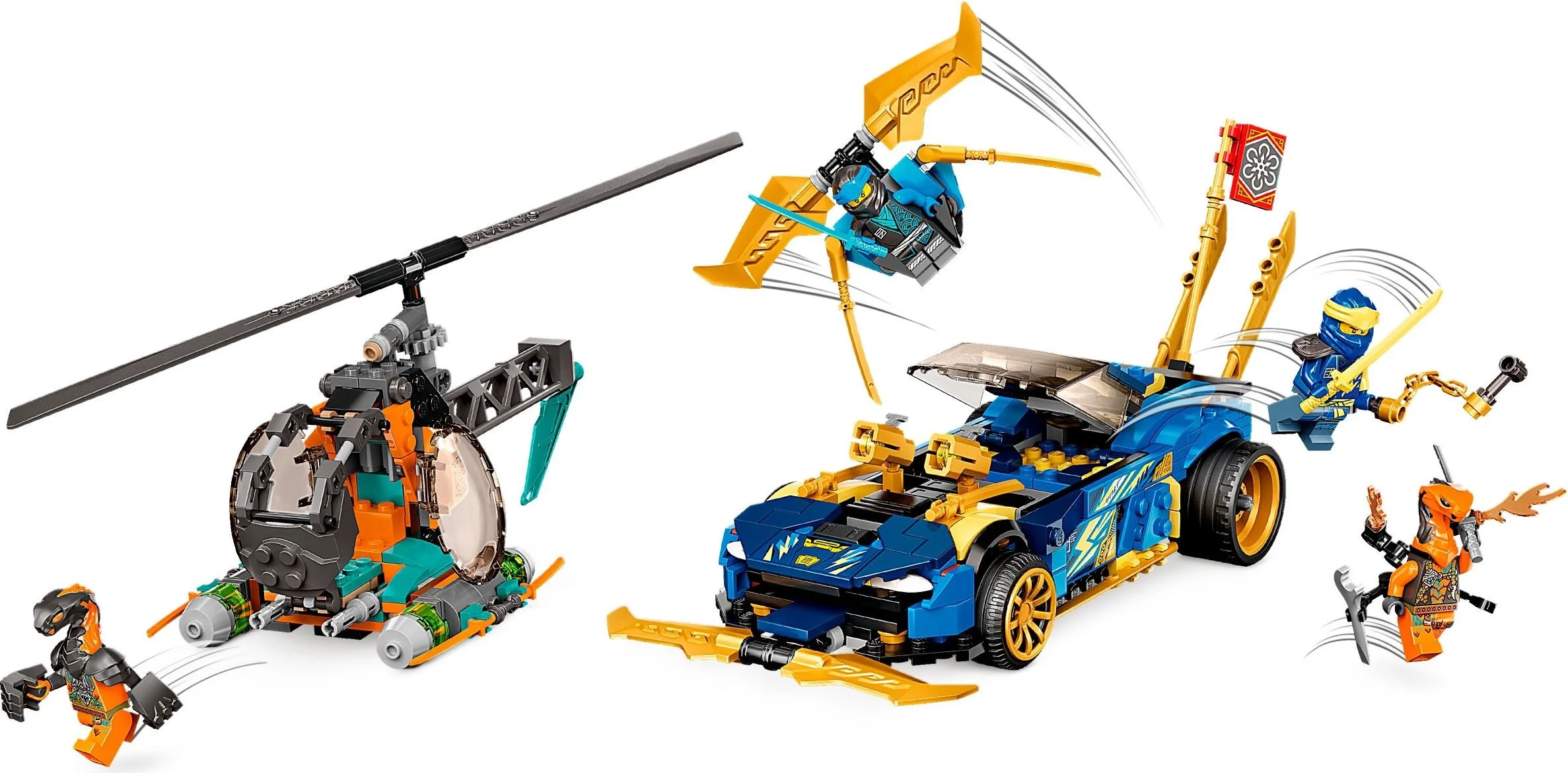LEGO® 71776 LEGO Ninjago Wyścigówka EVO Jaya i Nyi - zdjęcie 3