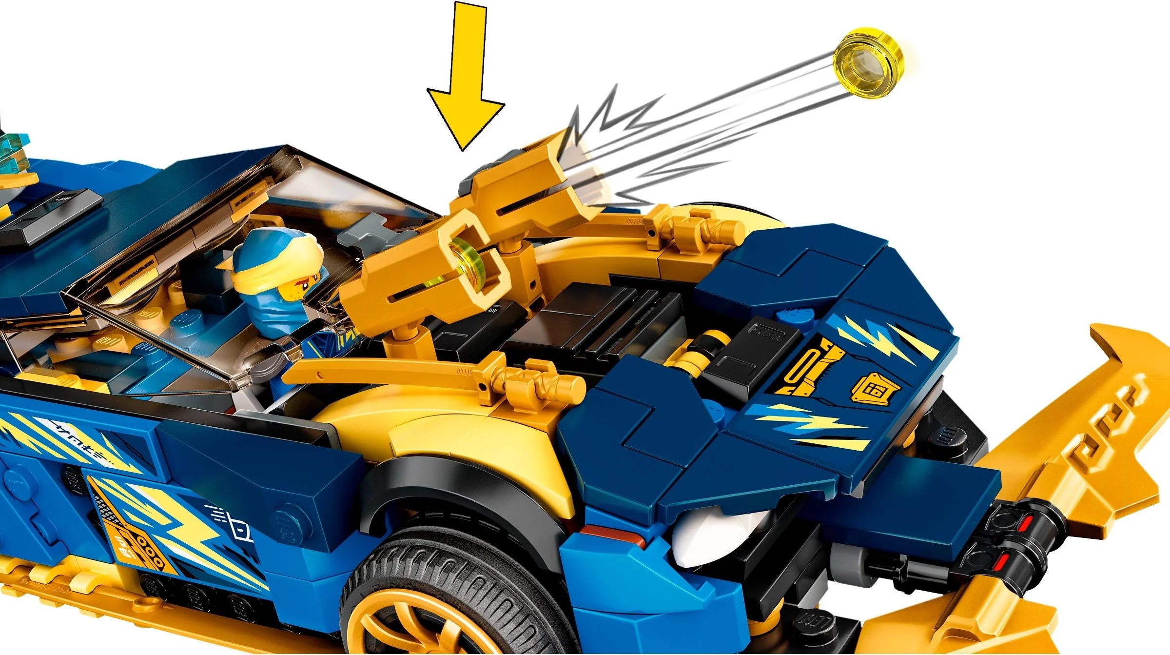 LEGO® 71776 LEGO Ninjago Wyścigówka EVO Jaya i Nyi - zdjęcie 5