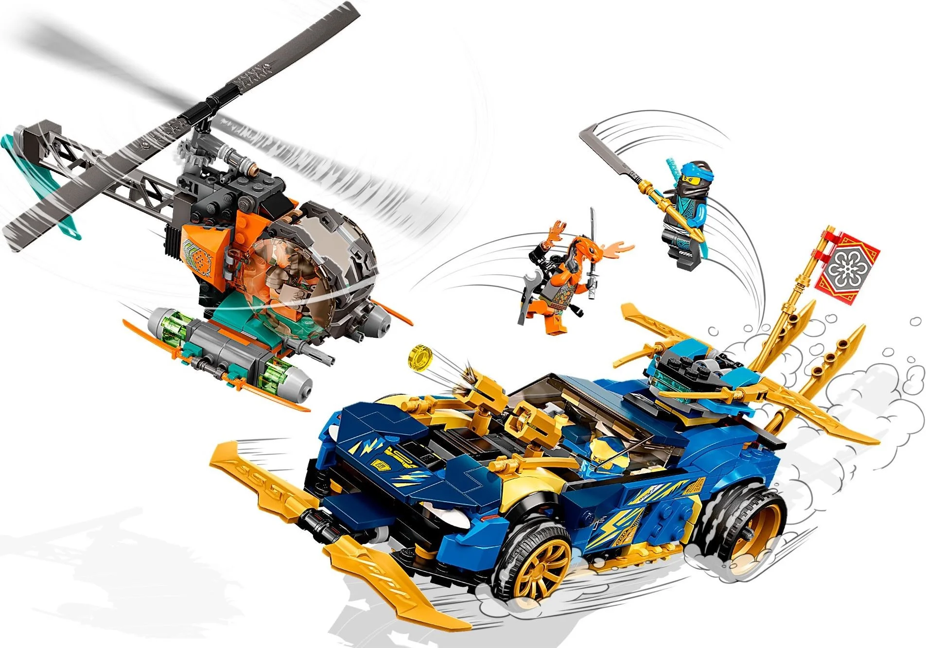 LEGO® 71776 LEGO Ninjago Wyścigówka EVO Jaya i Nyi - zdjęcie 7