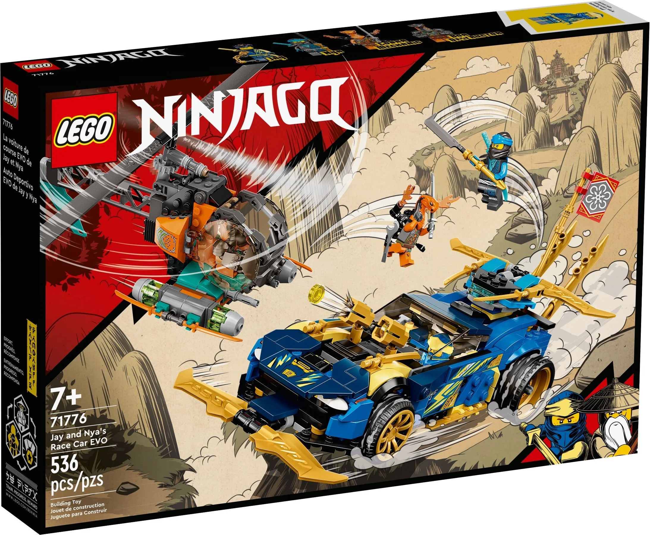 LEGO® 71776 LEGO Ninjago Wyścigówka EVO Jaya i Nyi - zdjęcie 1