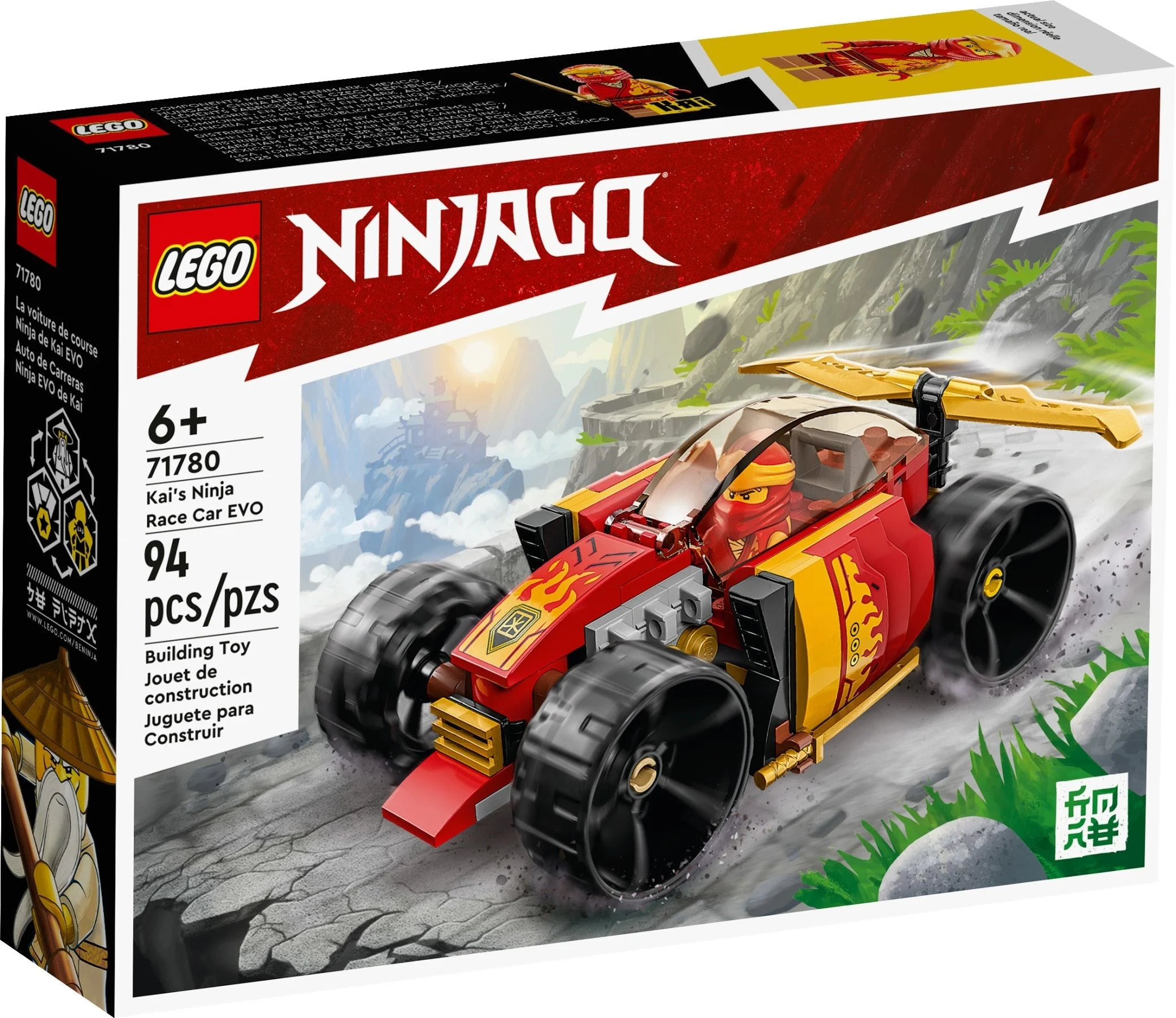 LEGO® 71780 Samochód wyścigowy ninja Kaia EVO - zdjęcie 2