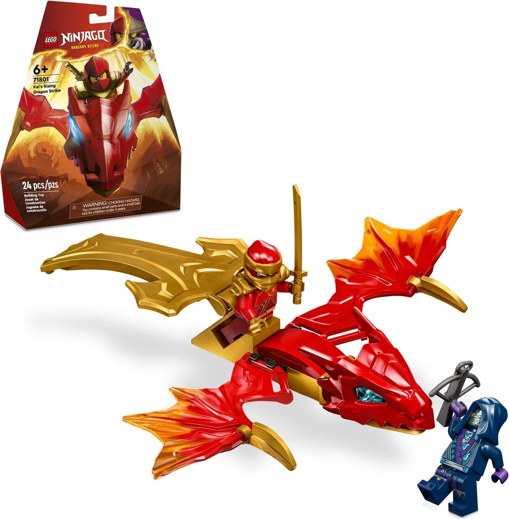LEGO® 71801 LEGO Ninjago Atak powstającego smoka Kaia - zdjęcie 2