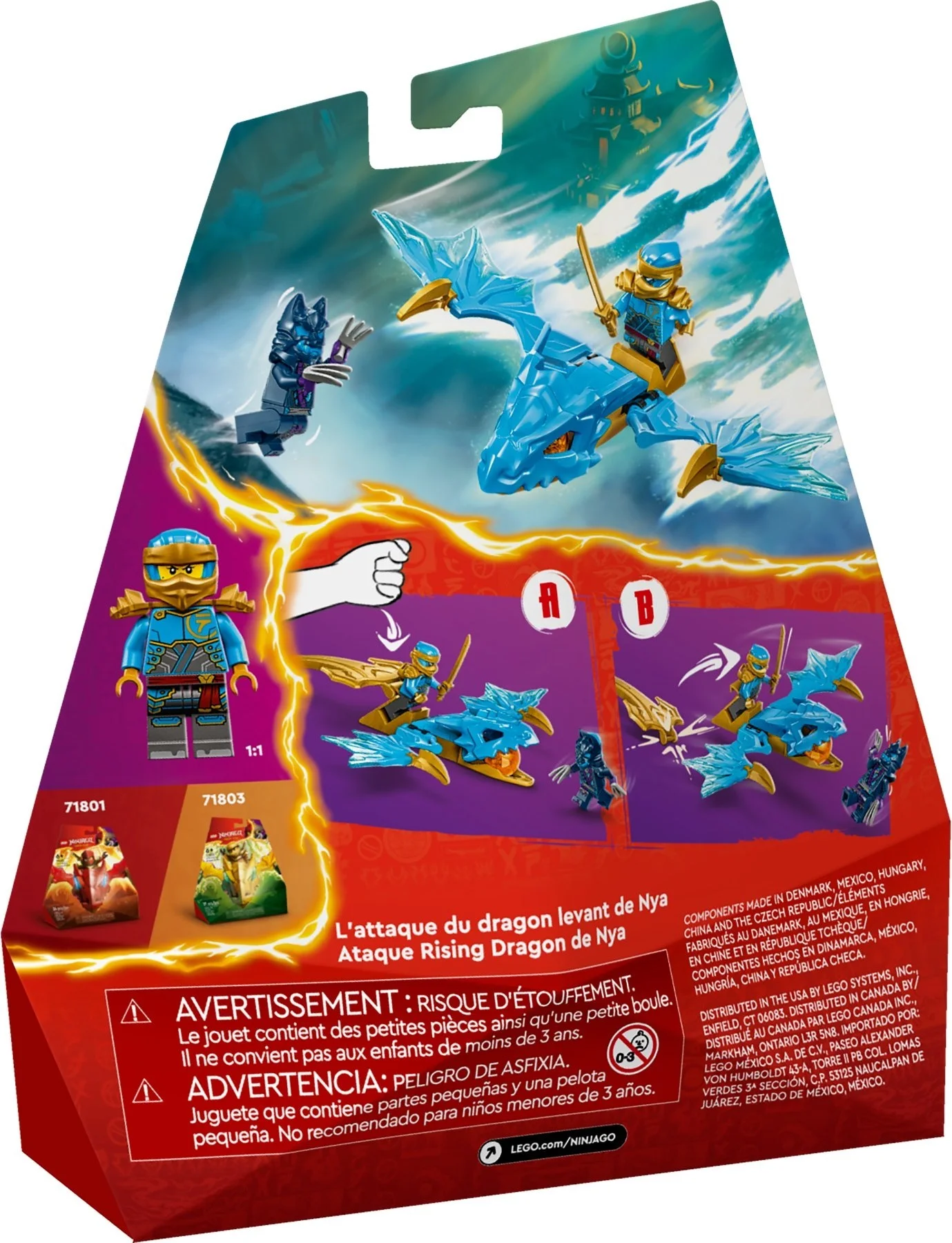 LEGO® 71802 LEGO Ninjago Atak powstającego smoka Nyi - zdjęcie 4