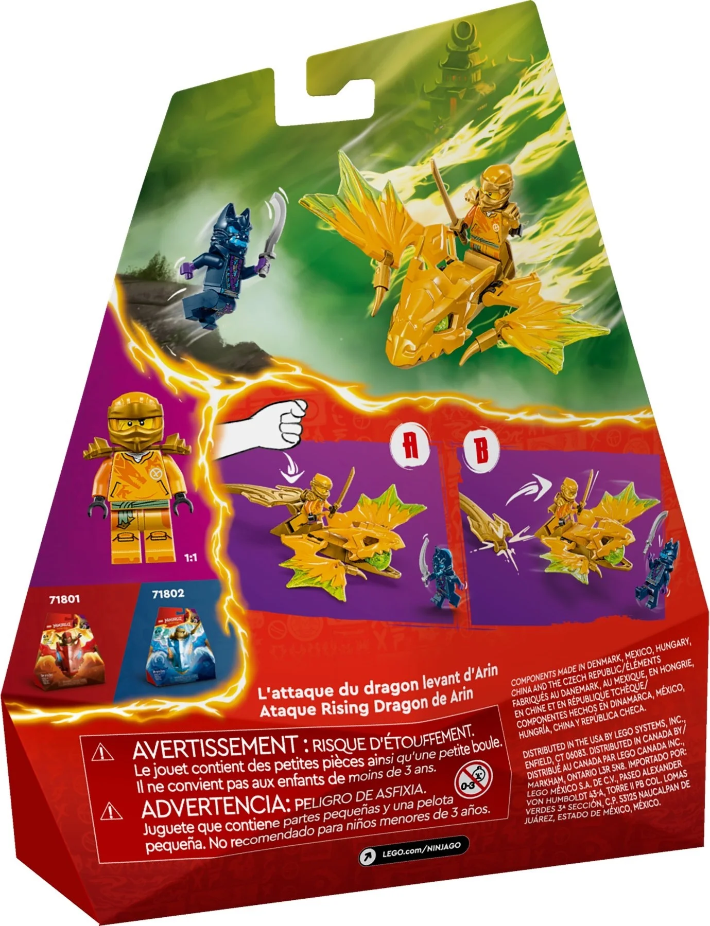 LEGO® 71803 LEGO Ninjago Atak powstającego smoka Arina - zdjęcie 4
