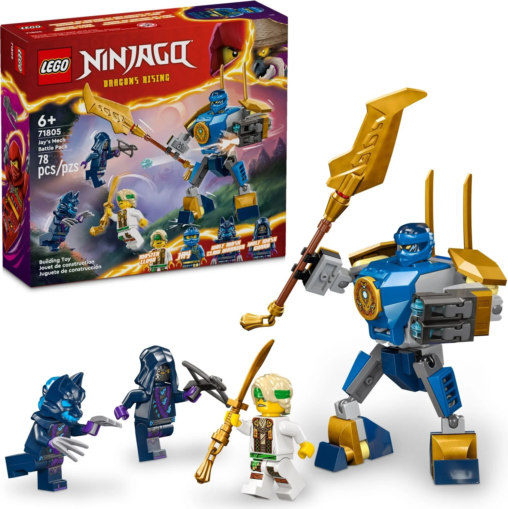 LEGO Ninjago Zestaw bitewny z mechem Jaya