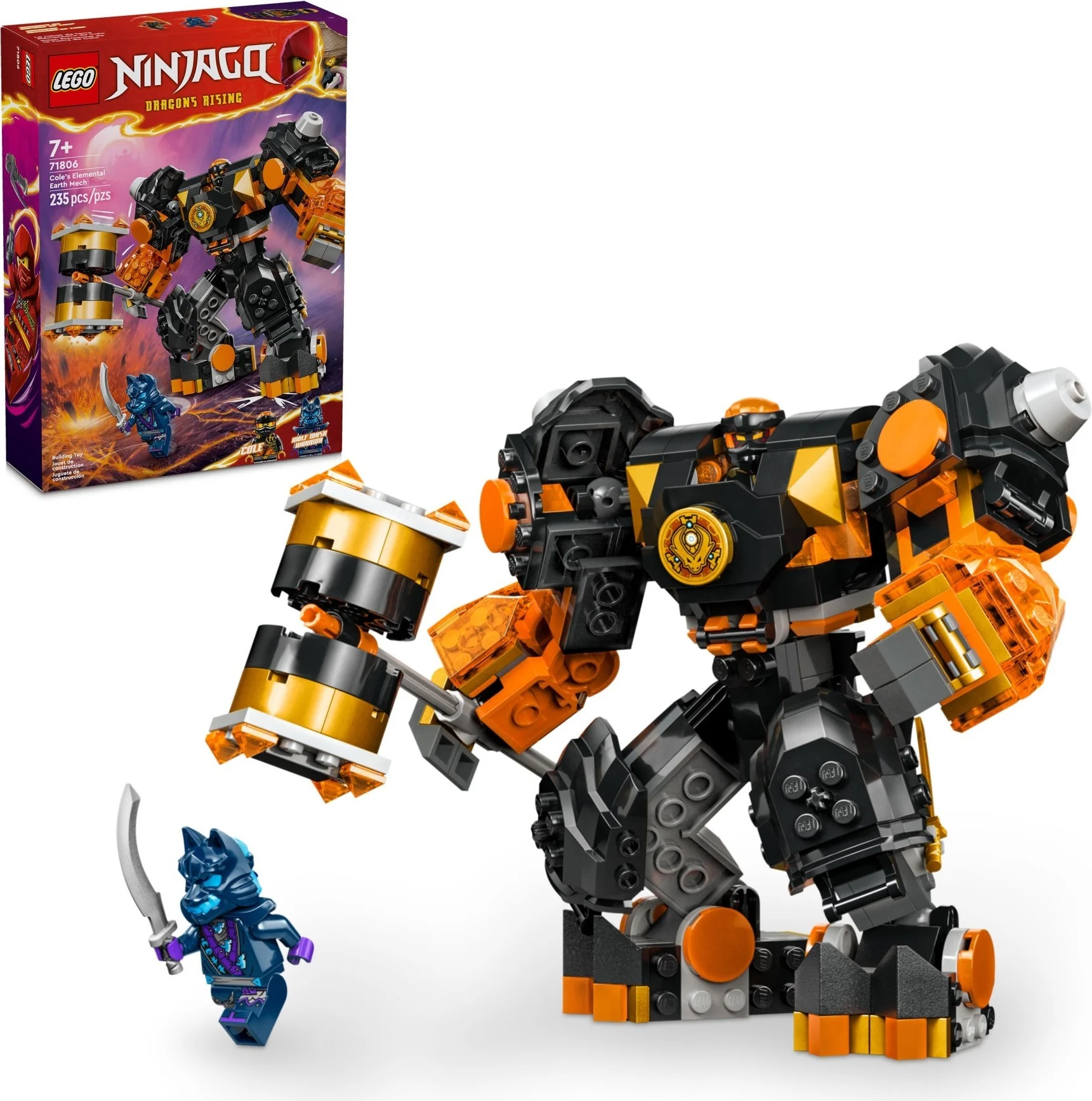 LEGO® 71806 Mech Żywiołu Ziemi Cole’a - zdjęcie 1