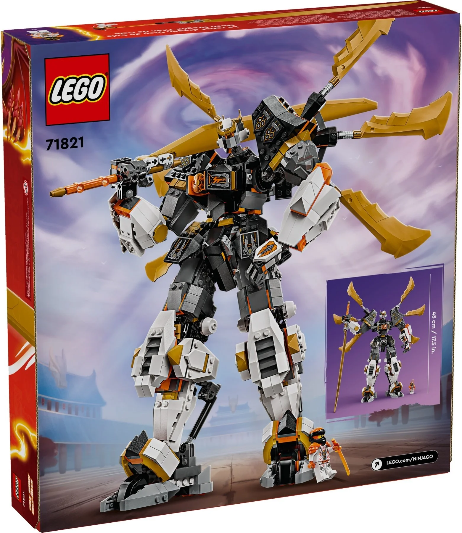 LEGO® 71821 Tytanowy smok-mech Cole’a - zdjęcie 4
