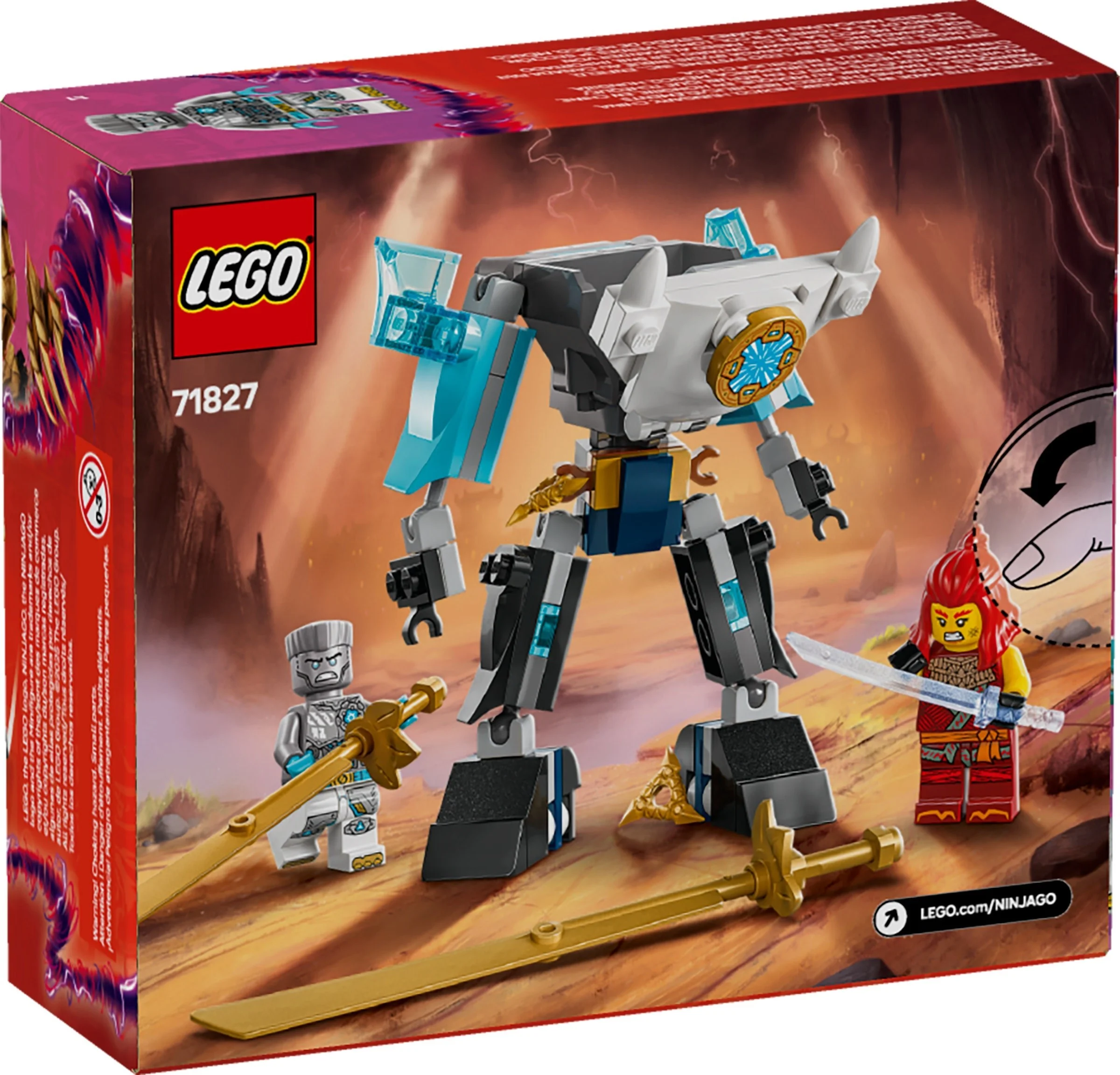 LEGO® 71827 Mech w zbroi bojowej Zane'a - zdjęcie 1
