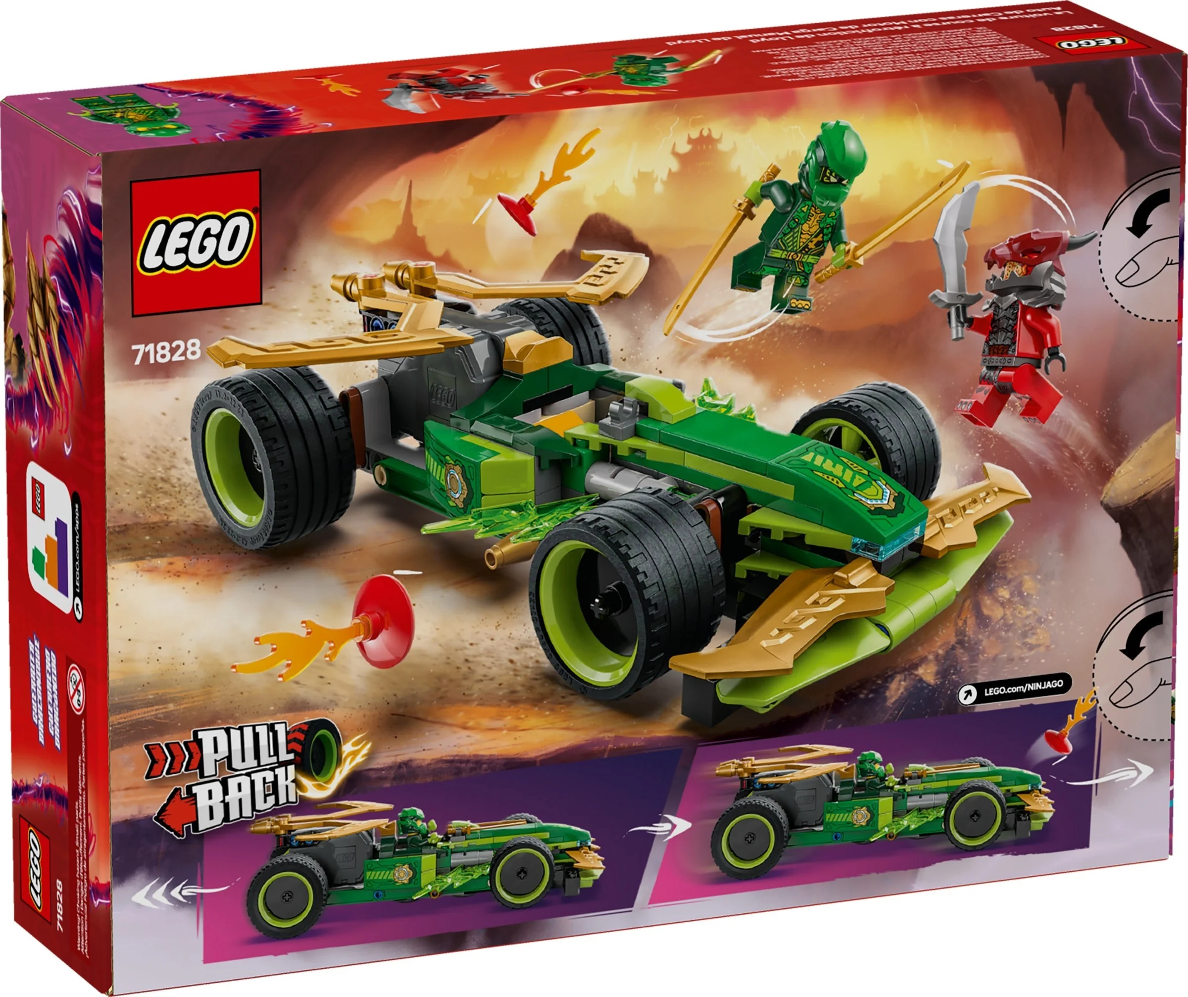 LEGO® 71828 Samochód wyścigowy Lloyda z napędem typu pull - back - zdjęcie 2