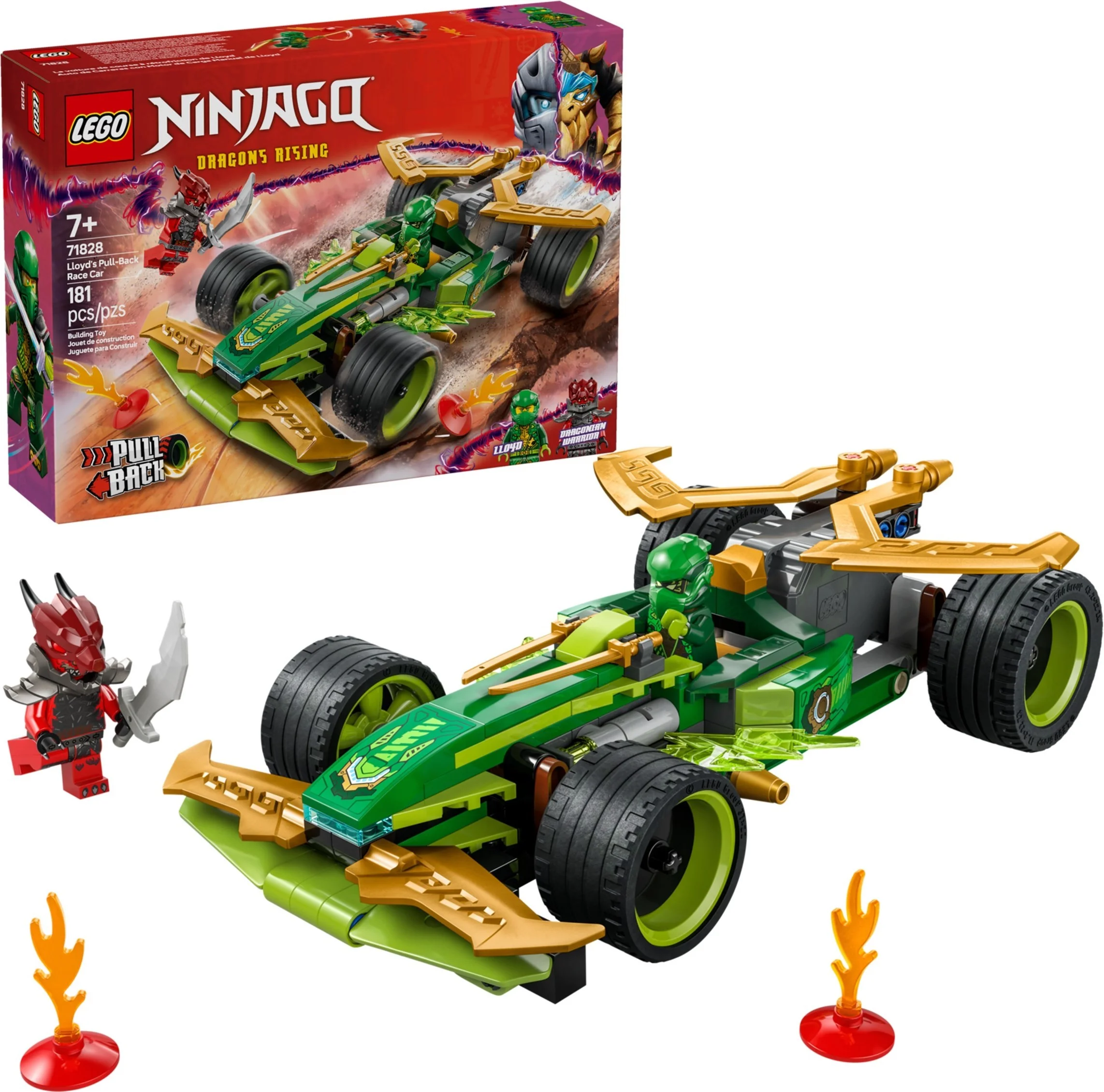 LEGO® 71828 Samochód wyścigowy Lloyda z napędem typu pull - back - zdjęcie 3