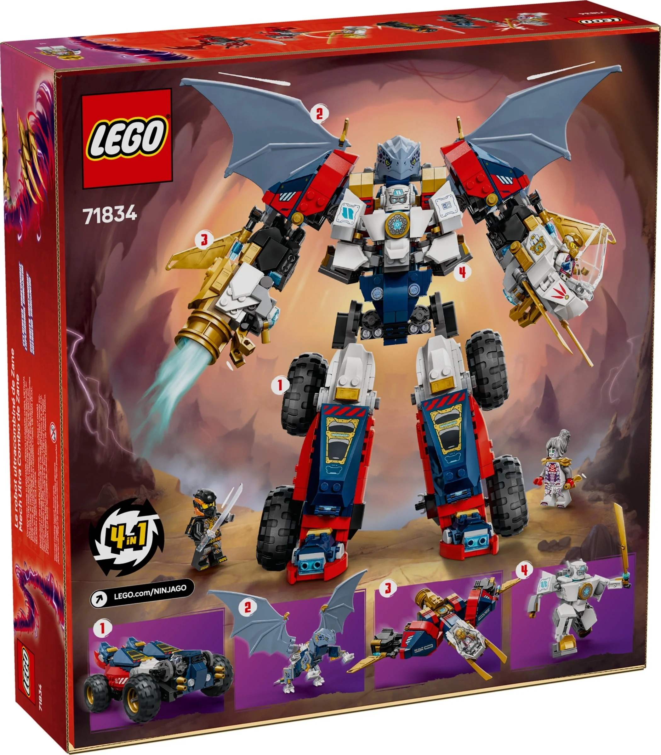 LEGO® 71834 Wielofunkcyjny ultramech Zane'a - zdjęcie 2