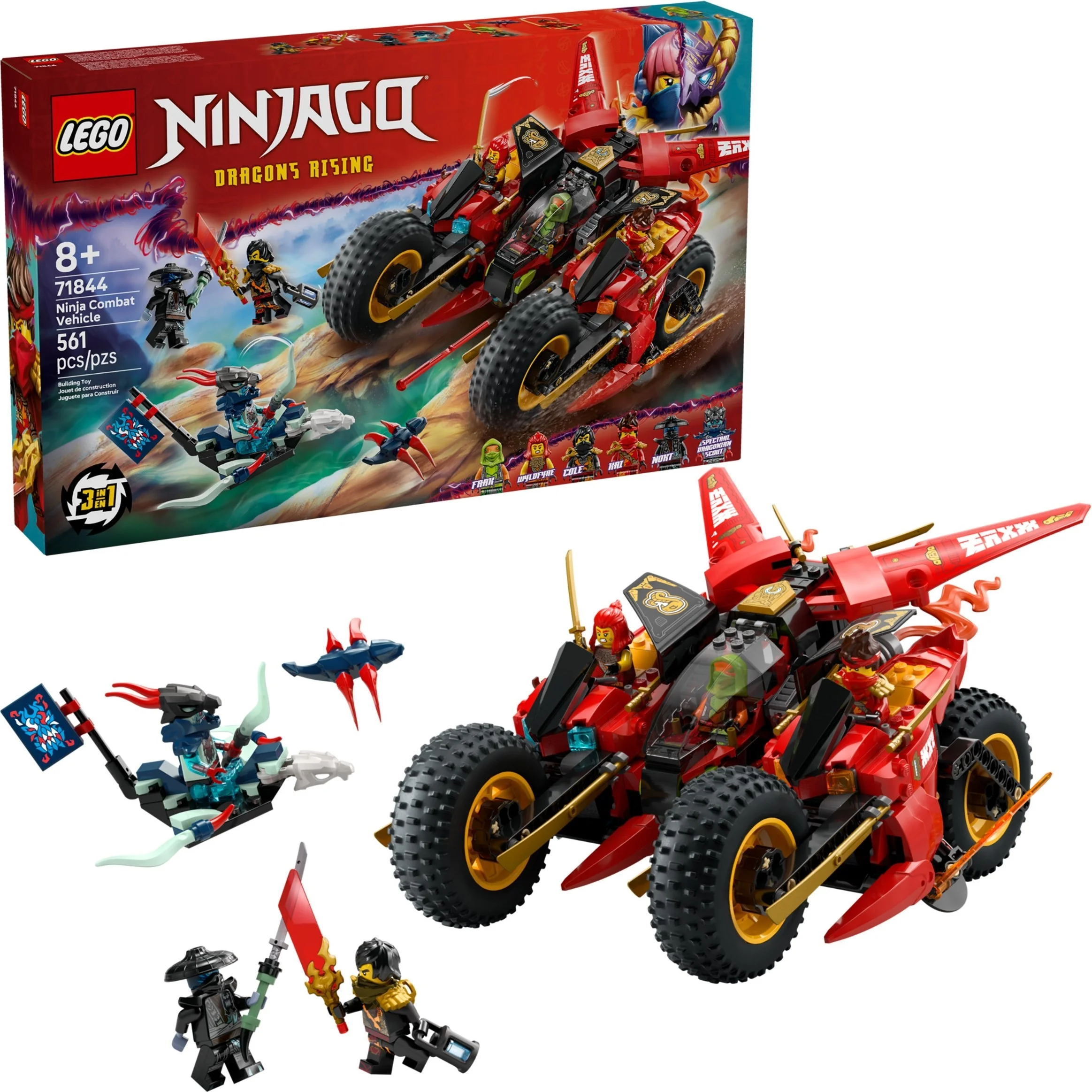 LEGO® 71844 Pojazd bojowy ninja - zdjęcie 3