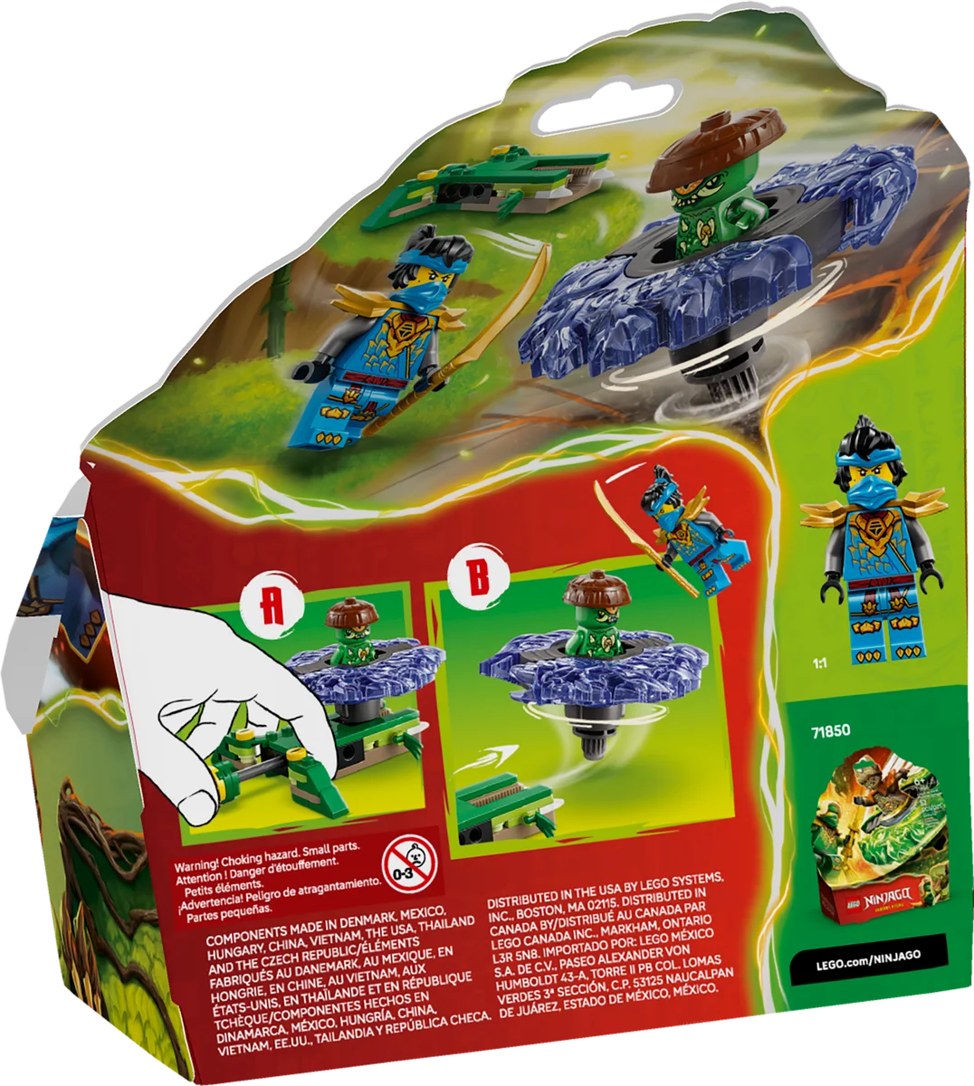 LEGO® 71849 LEGO Ninjago Nya kontra zmutowany potwór na spinnerze - zdjęcie 6