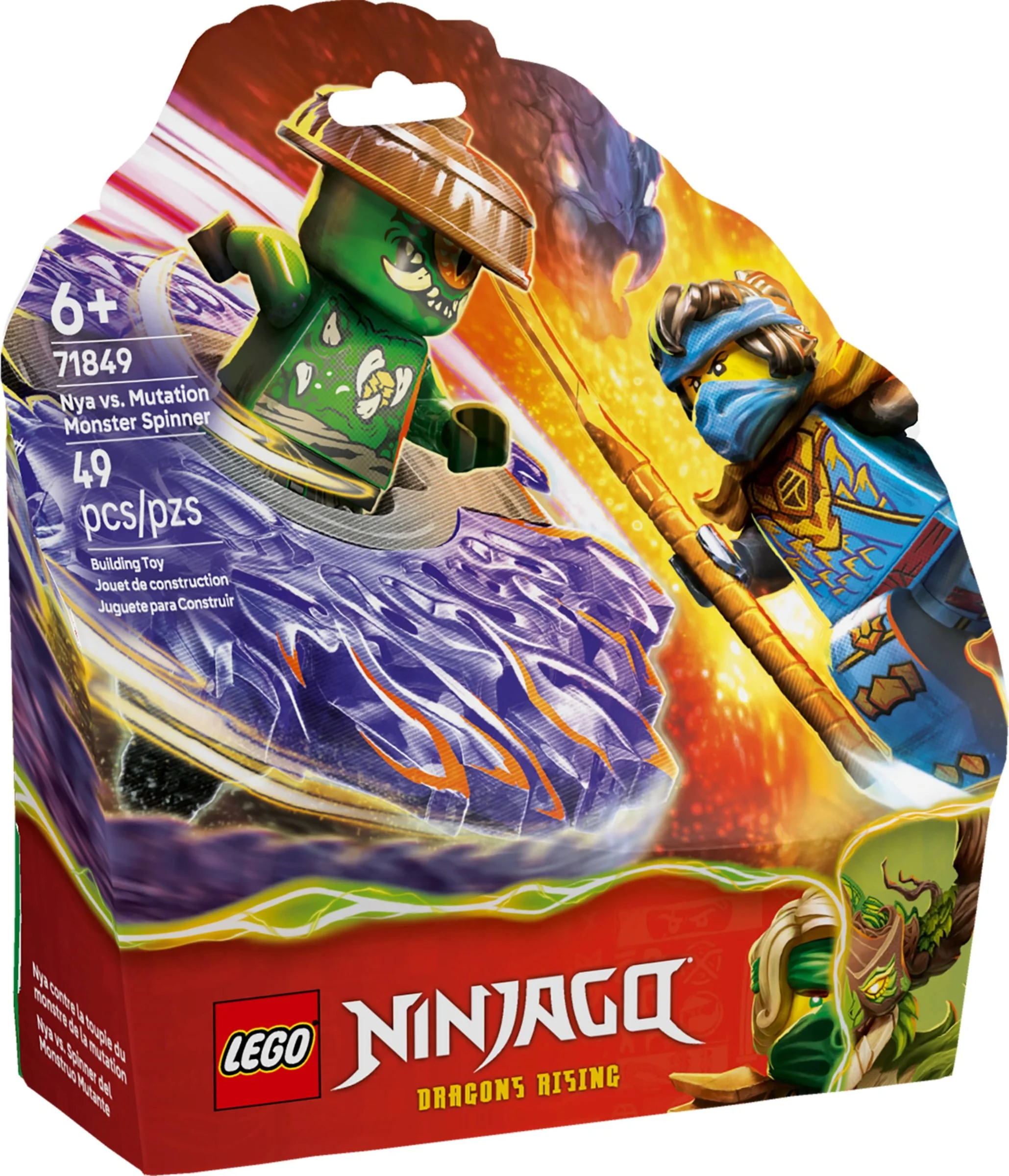 LEGO® 71849 LEGO Ninjago Nya kontra zmutowany potwór na spinnerze - zdjęcie 11