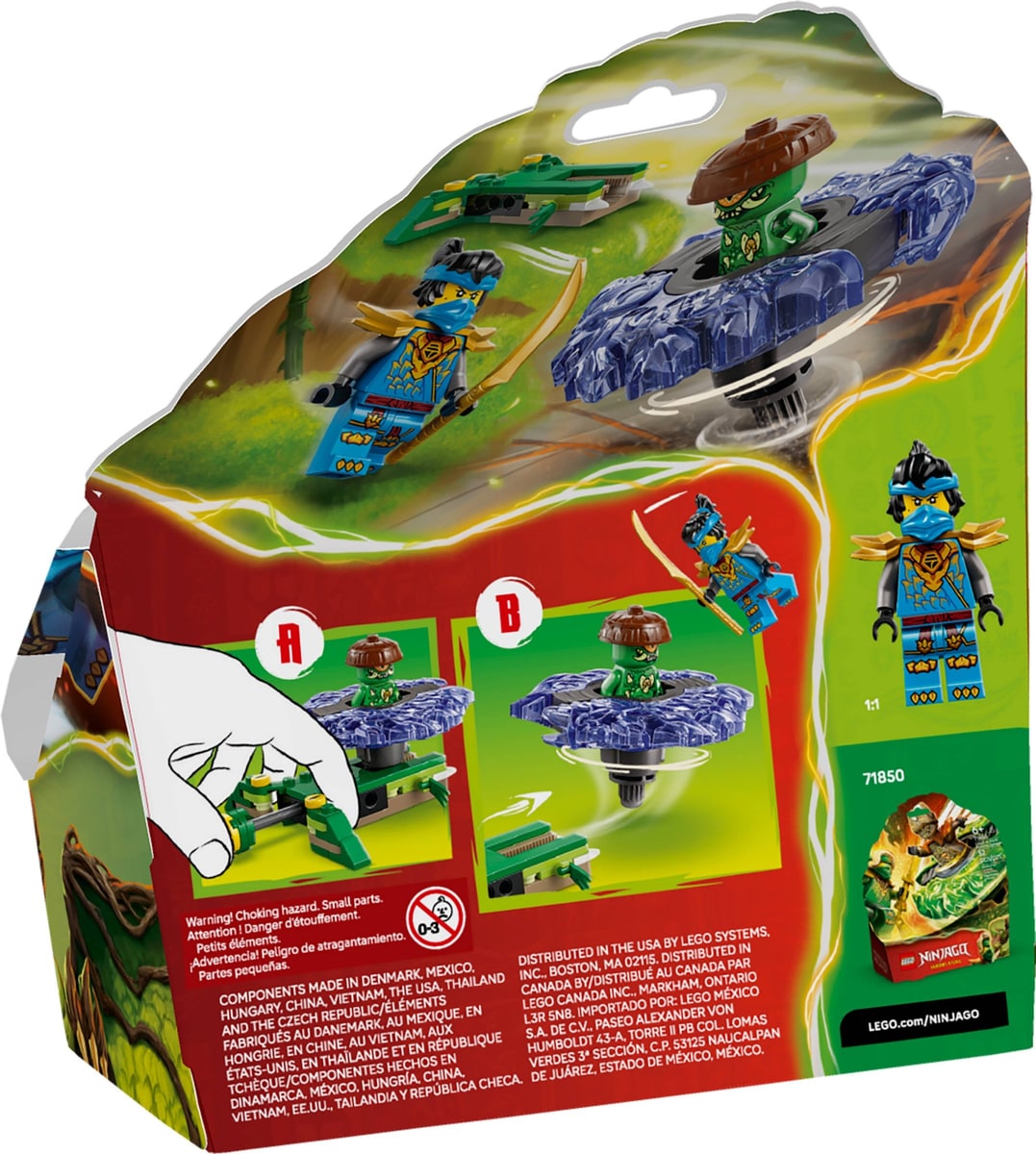 LEGO® 71849 Nya kontra zmutowany potwór na spinnerze - zdjęcie 6
