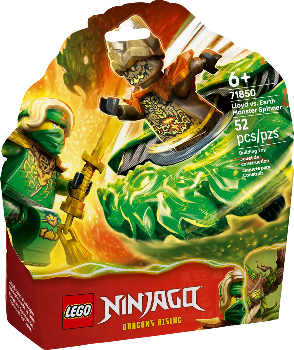 LEGO® 71850 LEGO Ninjago Lloyd kontra ziemny potwór na spinnerze - zdjęcie 4