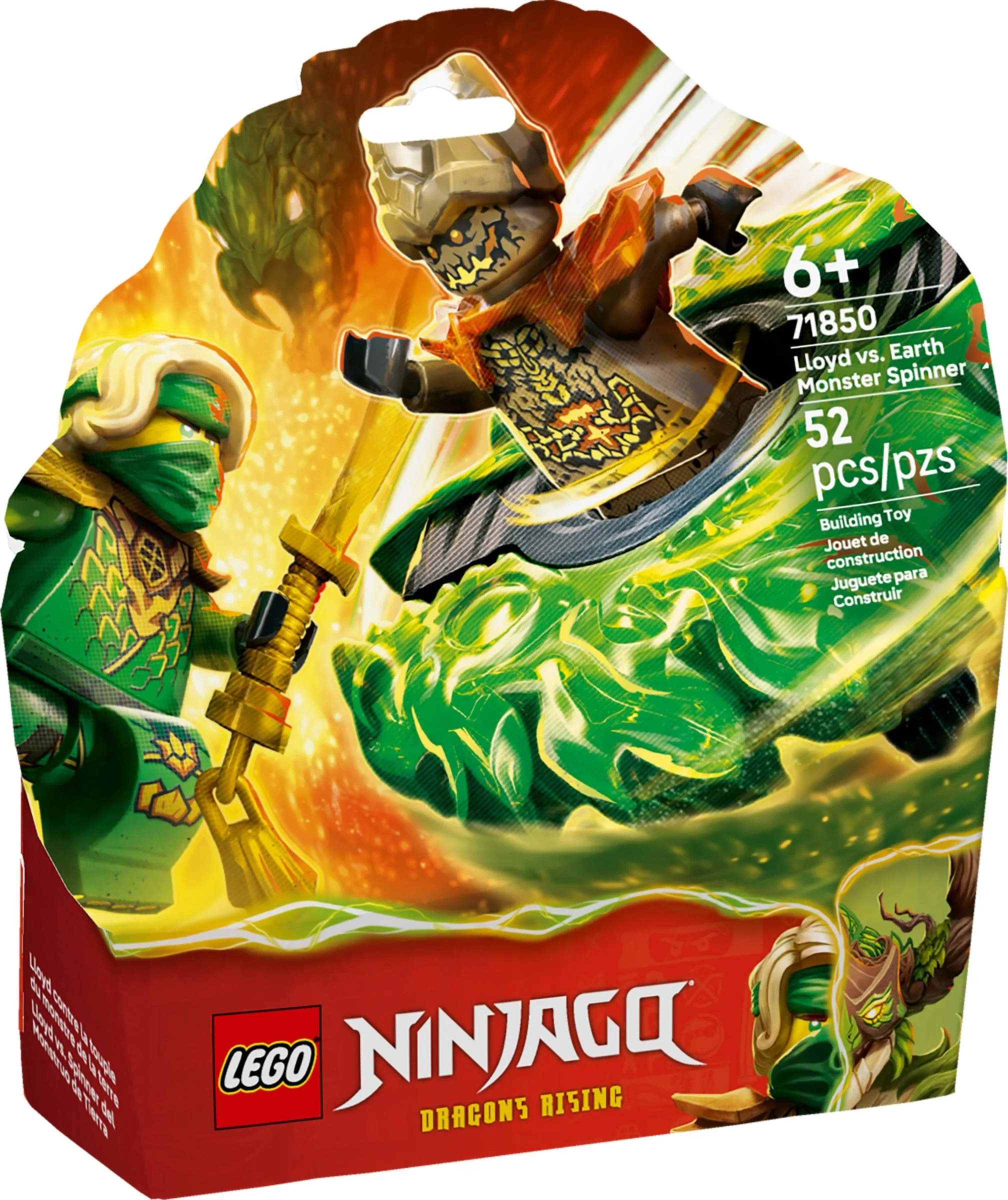 LEGO® 71850 LEGO Ninjago Lloyd kontra ziemny potwór na spinnerze - zdjęcie 10