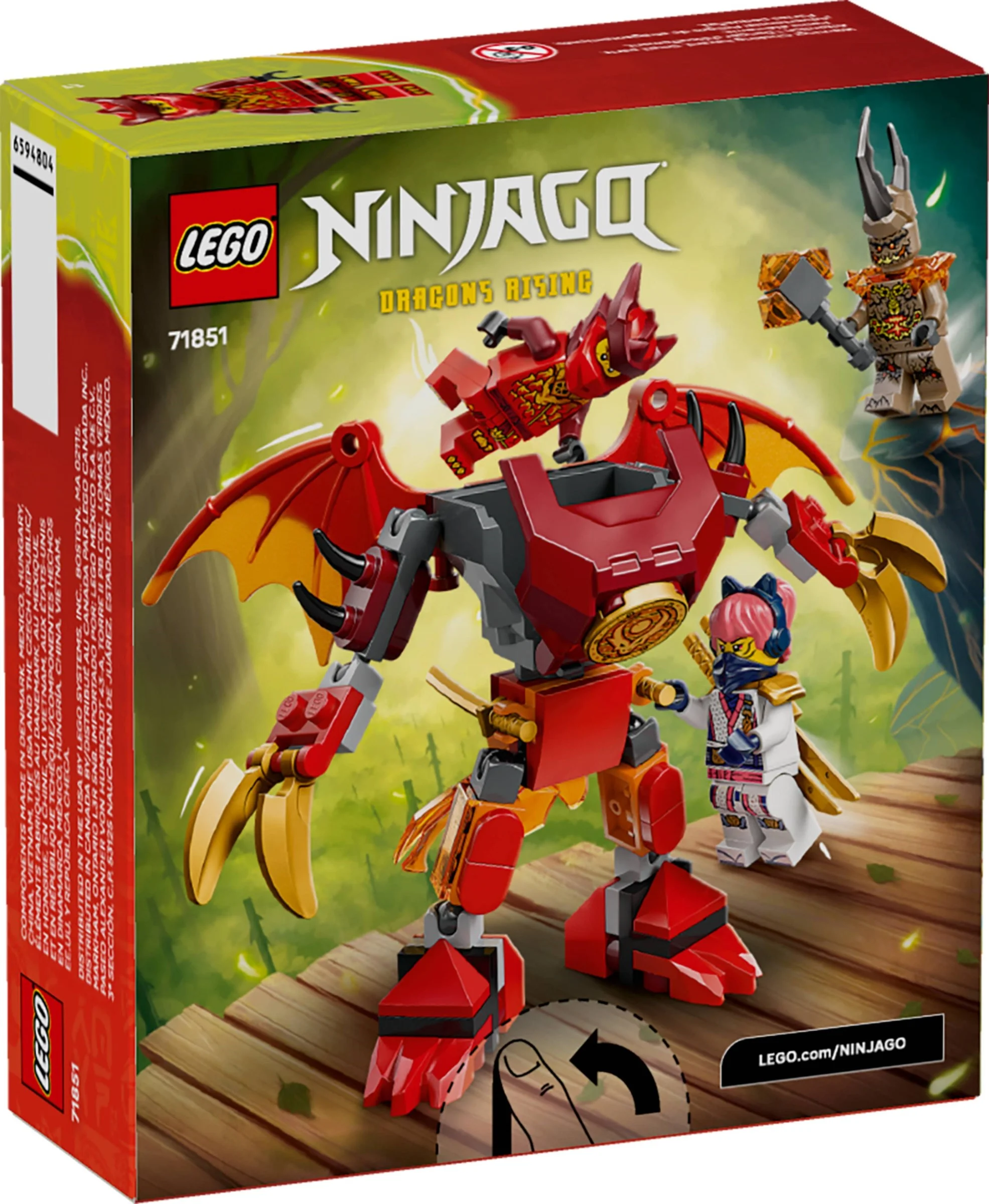 LEGO® 71851 Smok-Mech Kaia - Zestaw Bitewny - zdjęcie 1