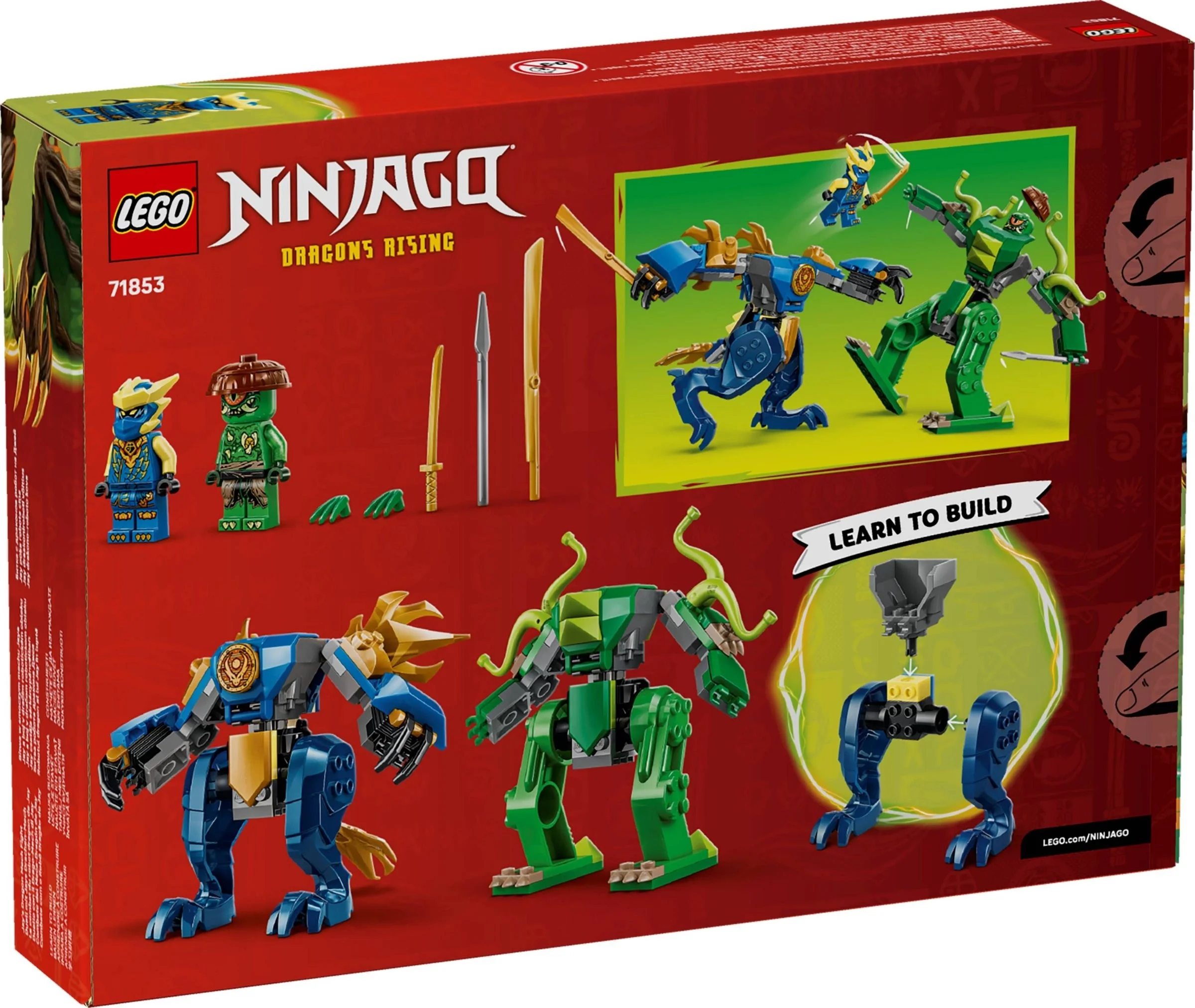LEGO® 71853 Smoczy Mech Jaya Bitwa Ninja 2 Figurki 107 El - zdjęcie 5