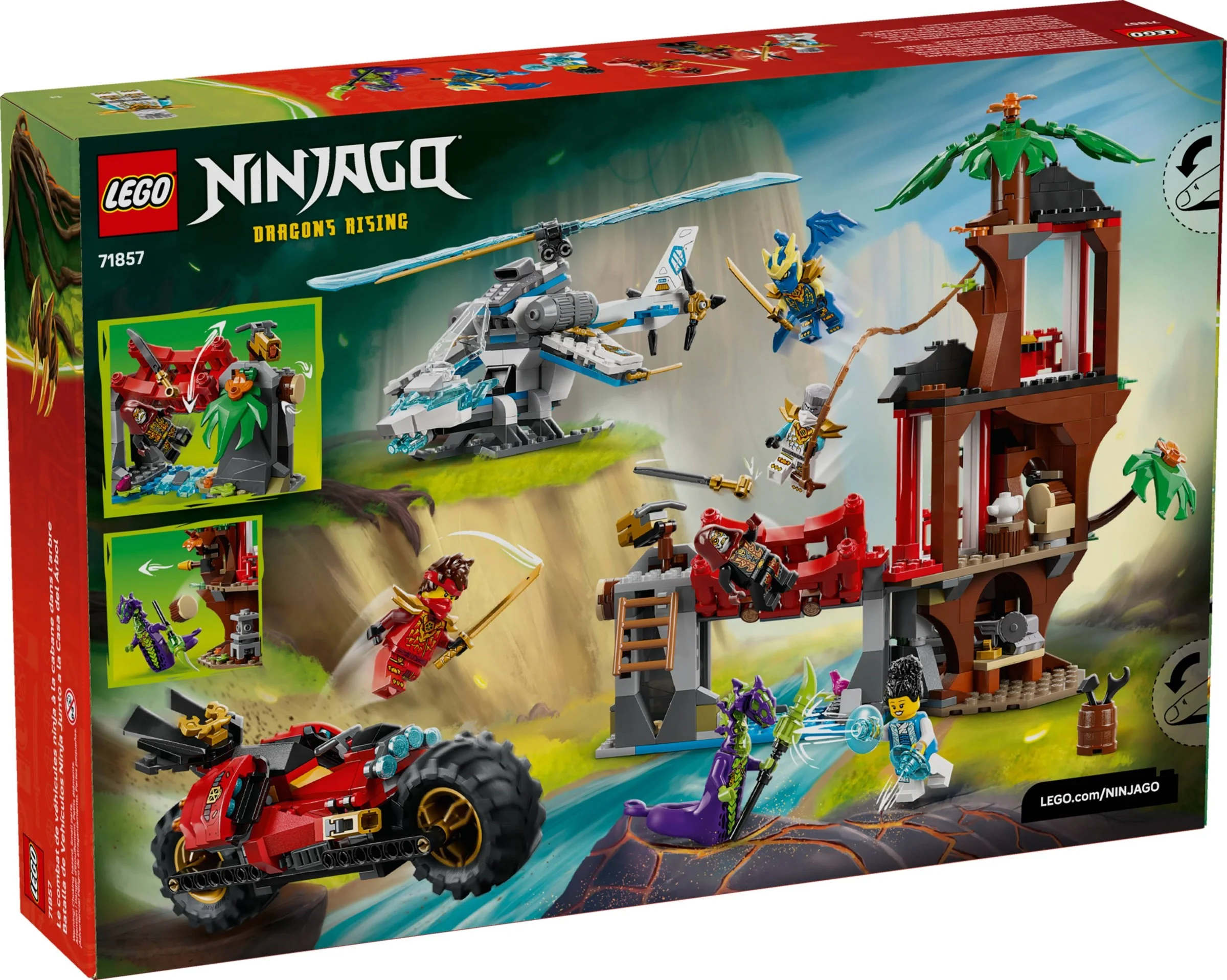 LEGO® 71857 Bitwa Ninja: Domek Na Drzewie z Pojazdami - zdjęcie 2