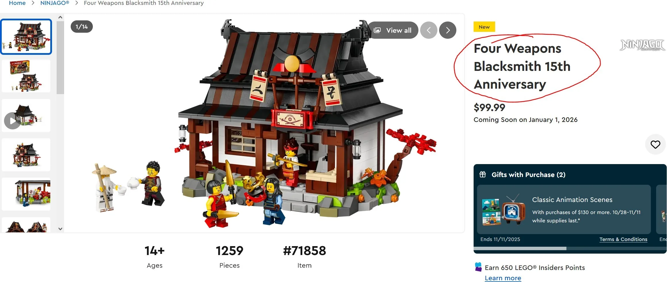 LEGO® 71858 Kuźnia Cztery Bronie - 15-Lecie - zdjęcie 16