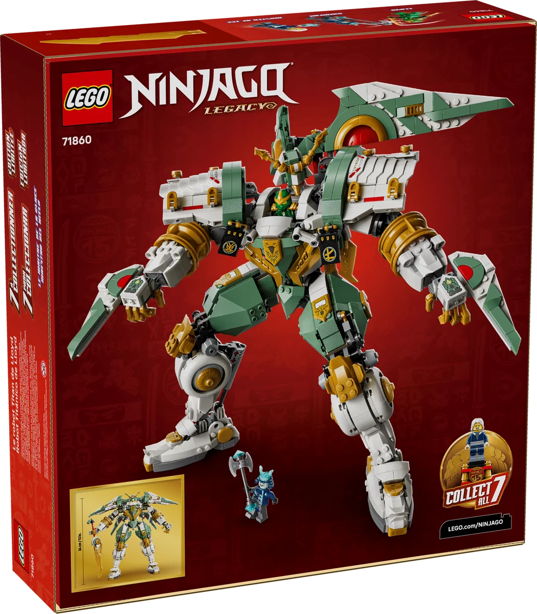 LEGO® 71860 LEGO NINJAGO Tytanowy Mech Lloyda - 15. Rocznica - zdjęcie 4