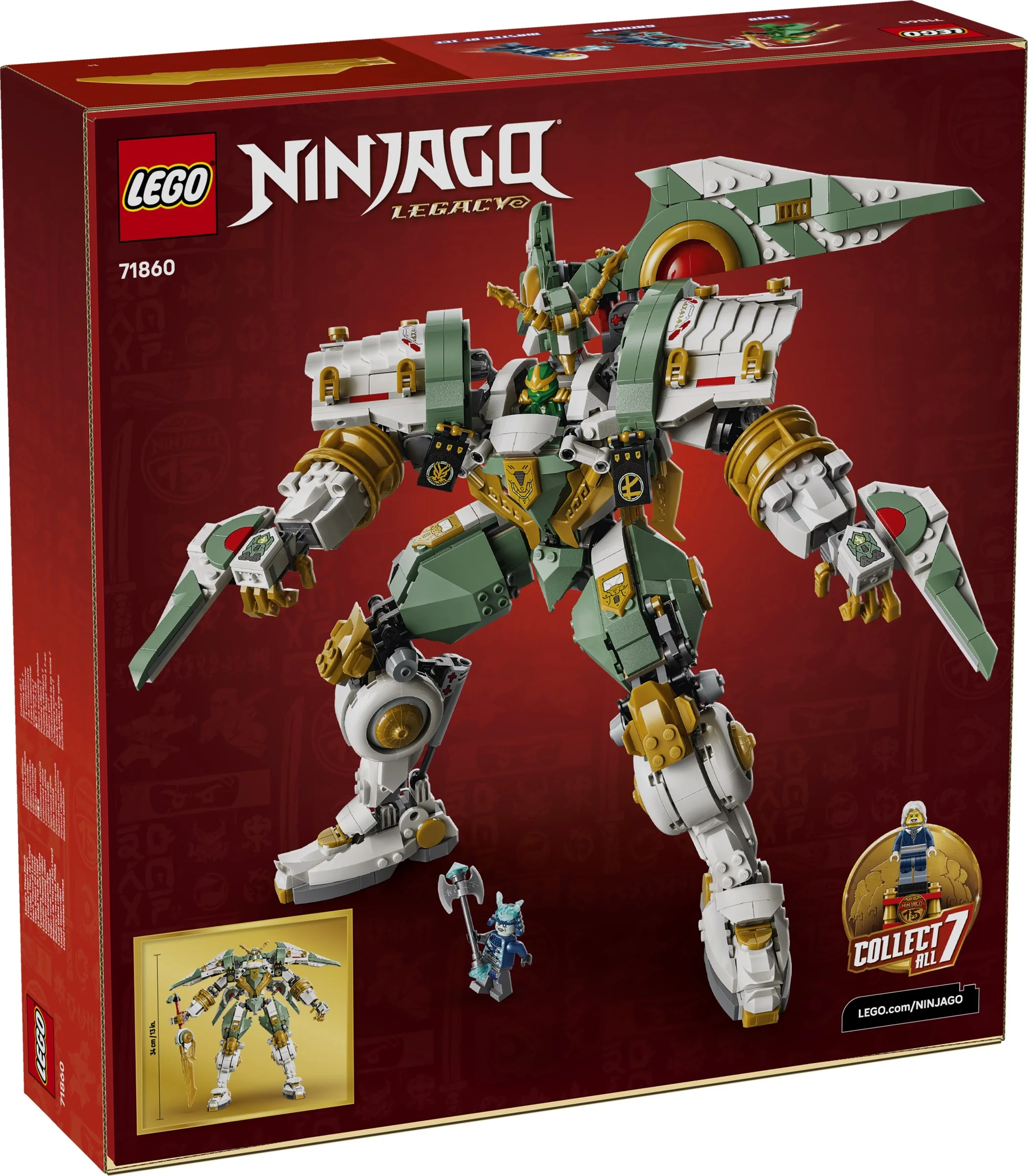 LEGO® 71860 LEGO NINJAGO Tytanowy Mech Lloyda - 15. Rocznica - zdjęcie 18
