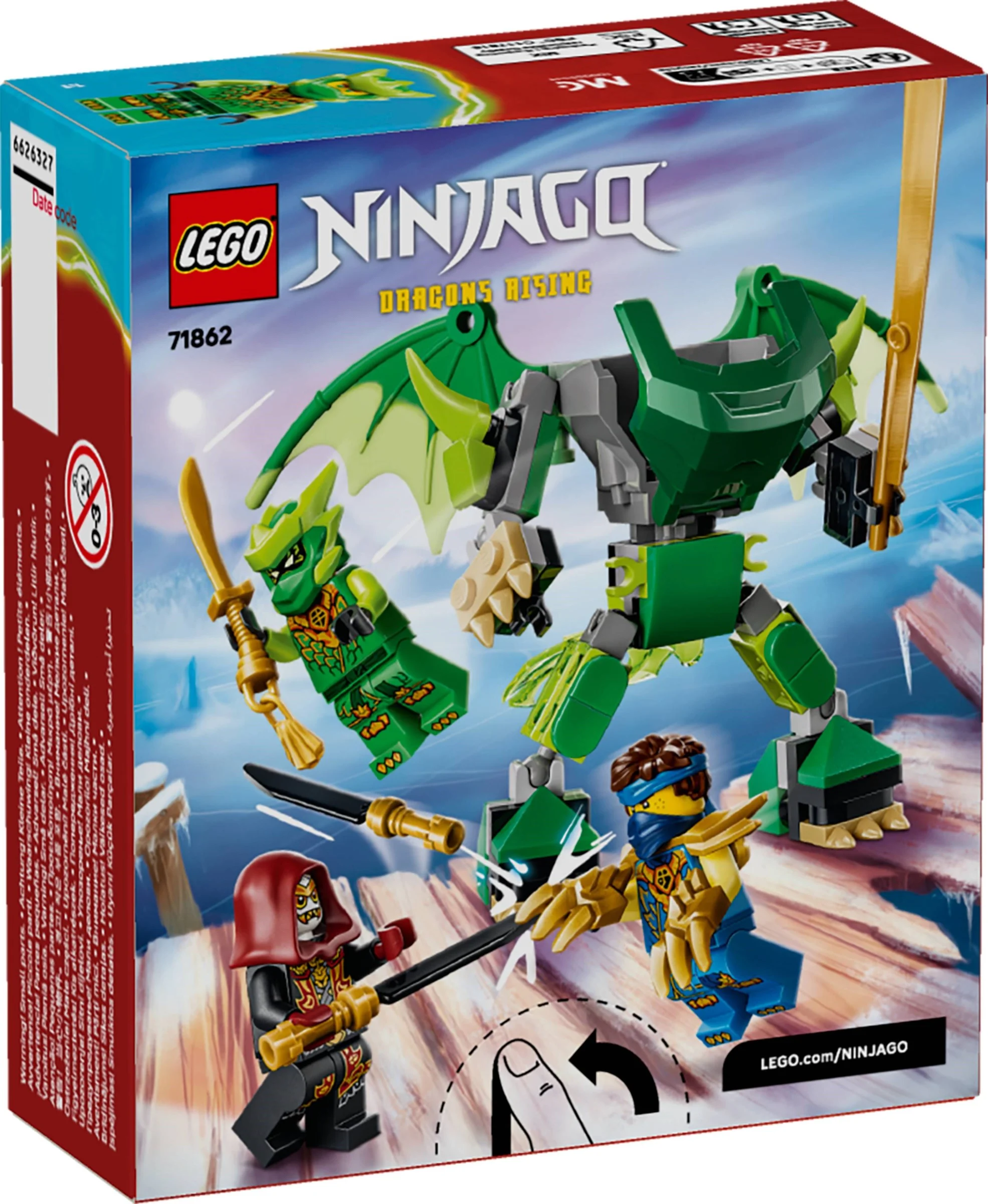 LEGO® 71862 Smoczy mech Lloyda - zestaw bitewny - zdjęcie 1