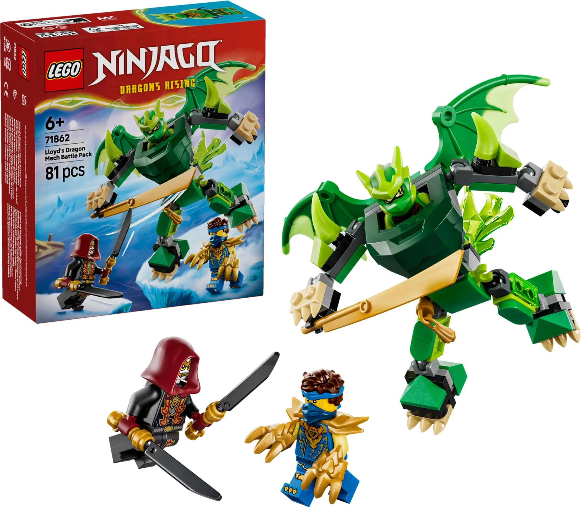 LEGO® 71862 Smoczy mech Lloyda - zestaw bitewny - zdjęcie 2