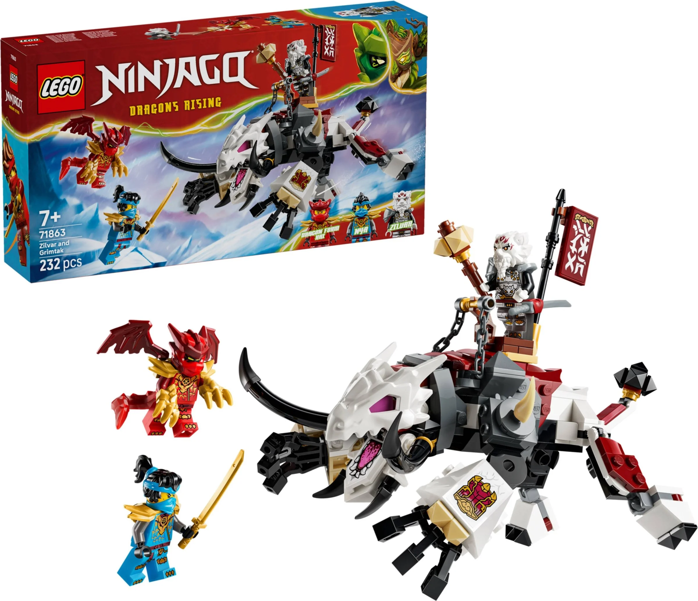 LEGO® 71863 Zilvar i smocza bestia Grimtak - zdjęcie 2