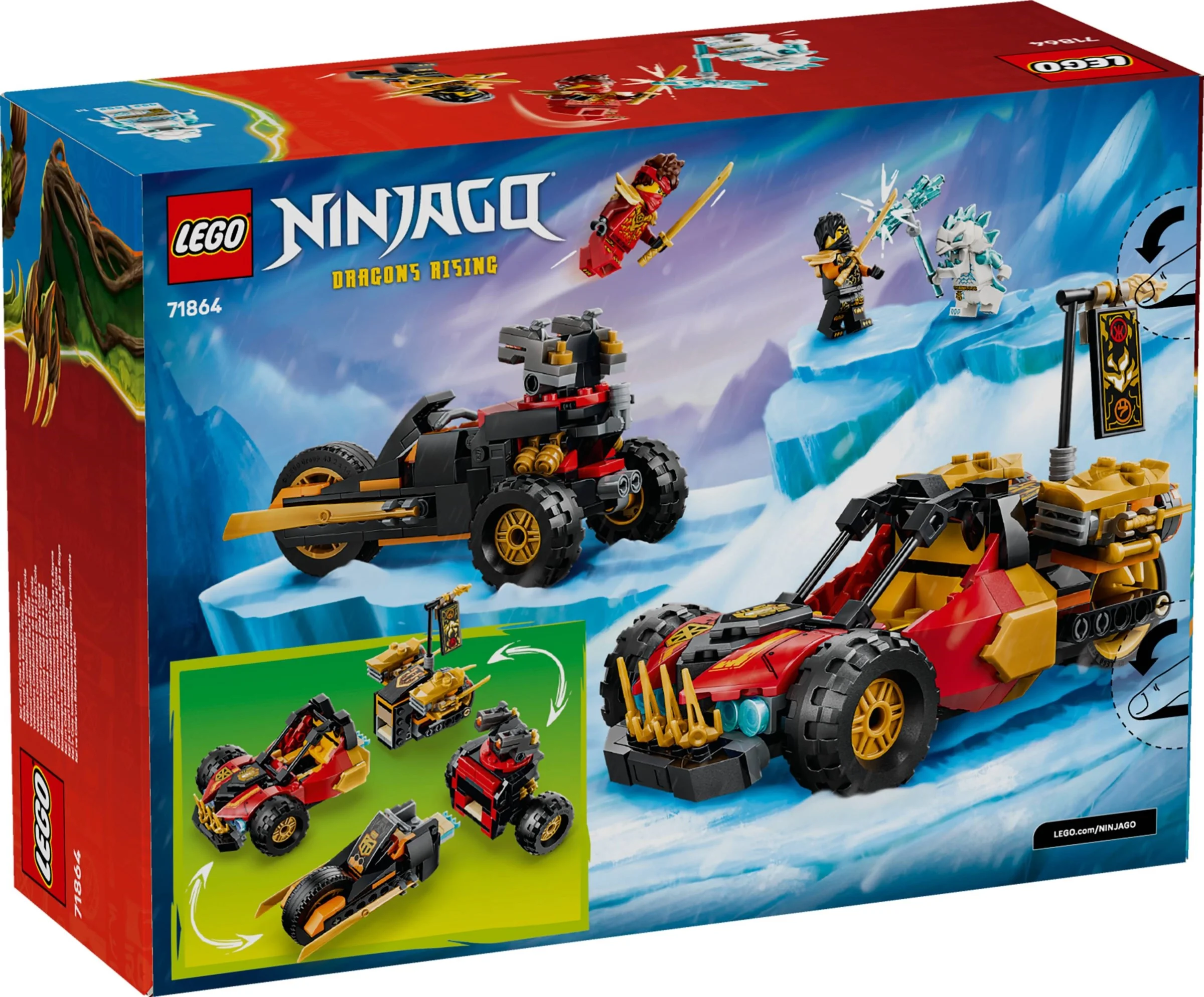 LEGO® 71864 Wielofunkcyjne pojazdy Kaia i Cole'a - zdjęcie 1