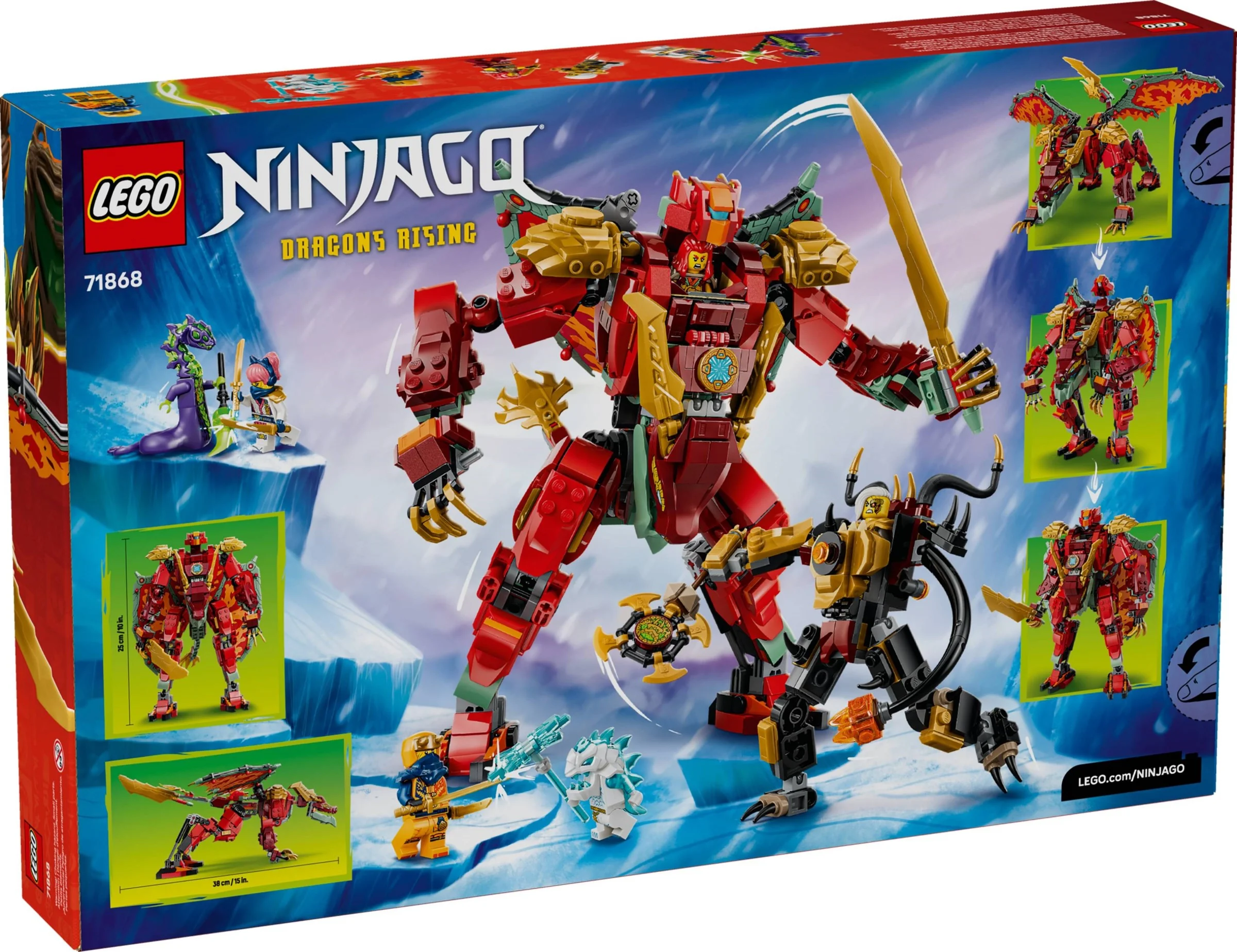LEGO® 71868 Transformujący smoczy mech Wyldfyre - zdjęcie 1