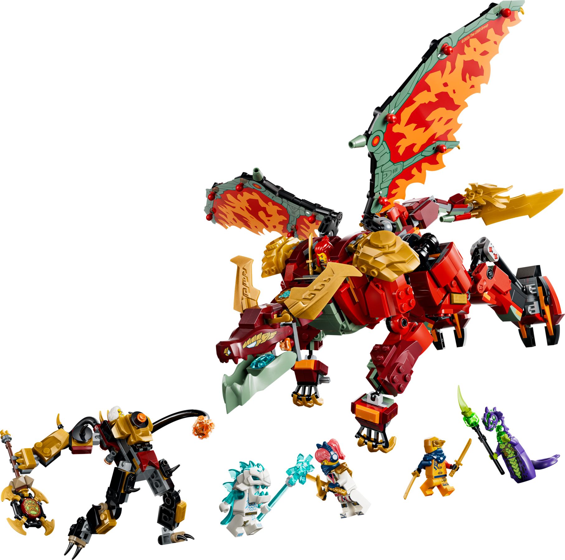 LEGO® 71868 Transformujący smoczy mech Wyldfyre - zdjęcie 1