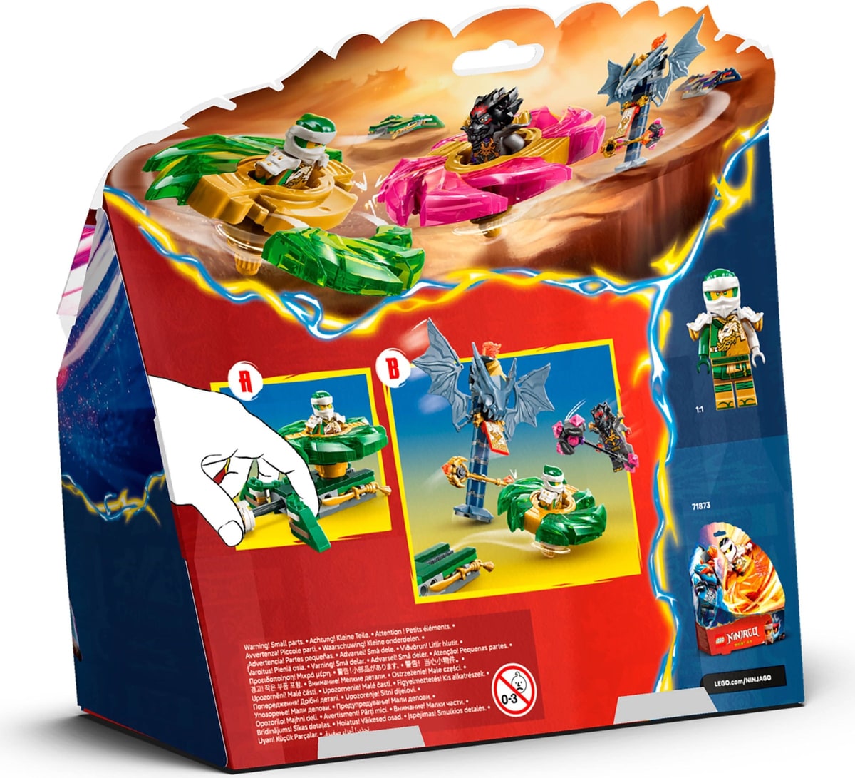 LEGO® 71875 Lloyd kontra Ras - pojedynek spinnerów - zdjęcie 9