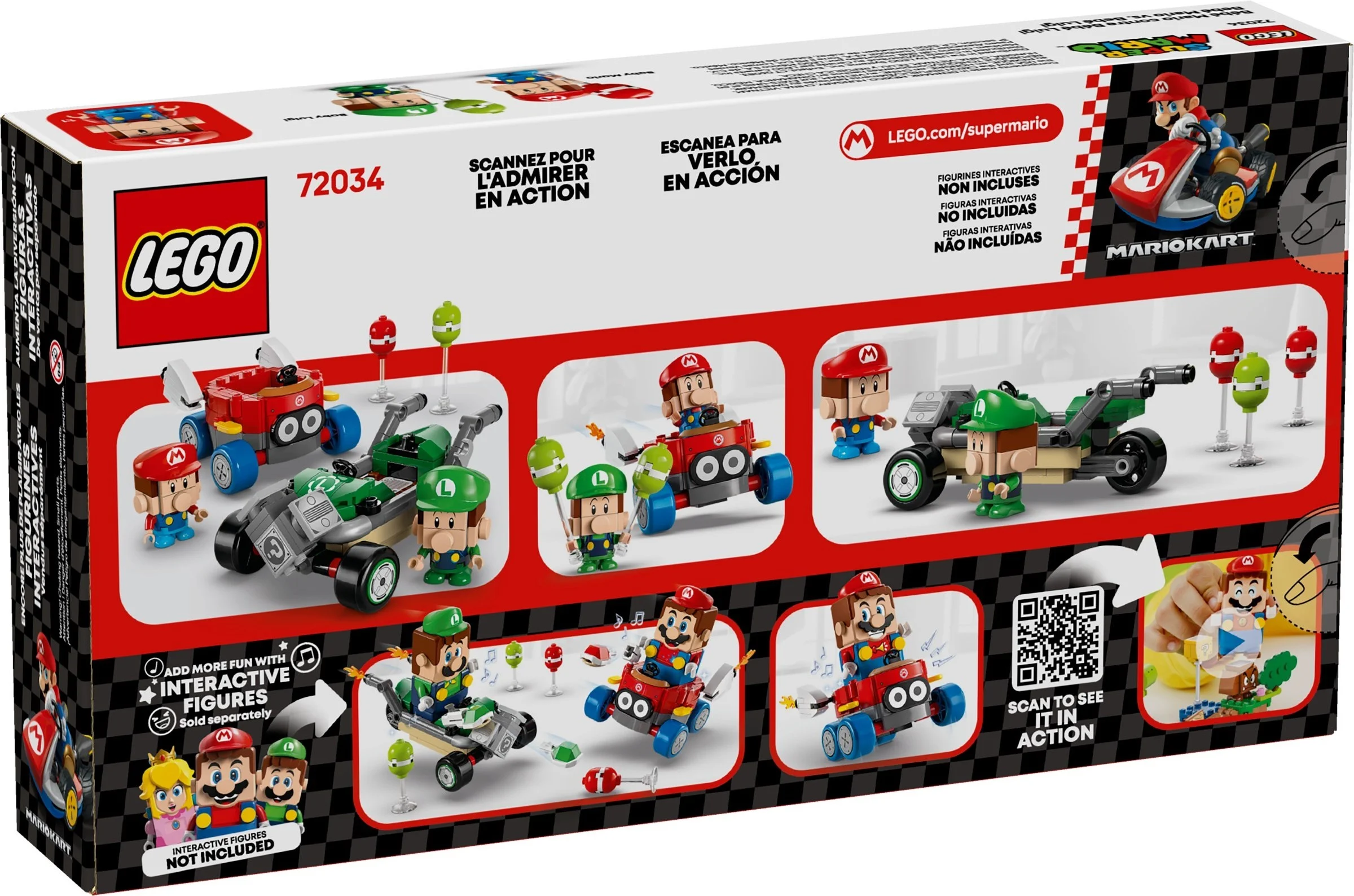LEGO® 72034 LEGO Super Mario Mario kart – baby Mario kontra baby Luigi - zdjęcie 4