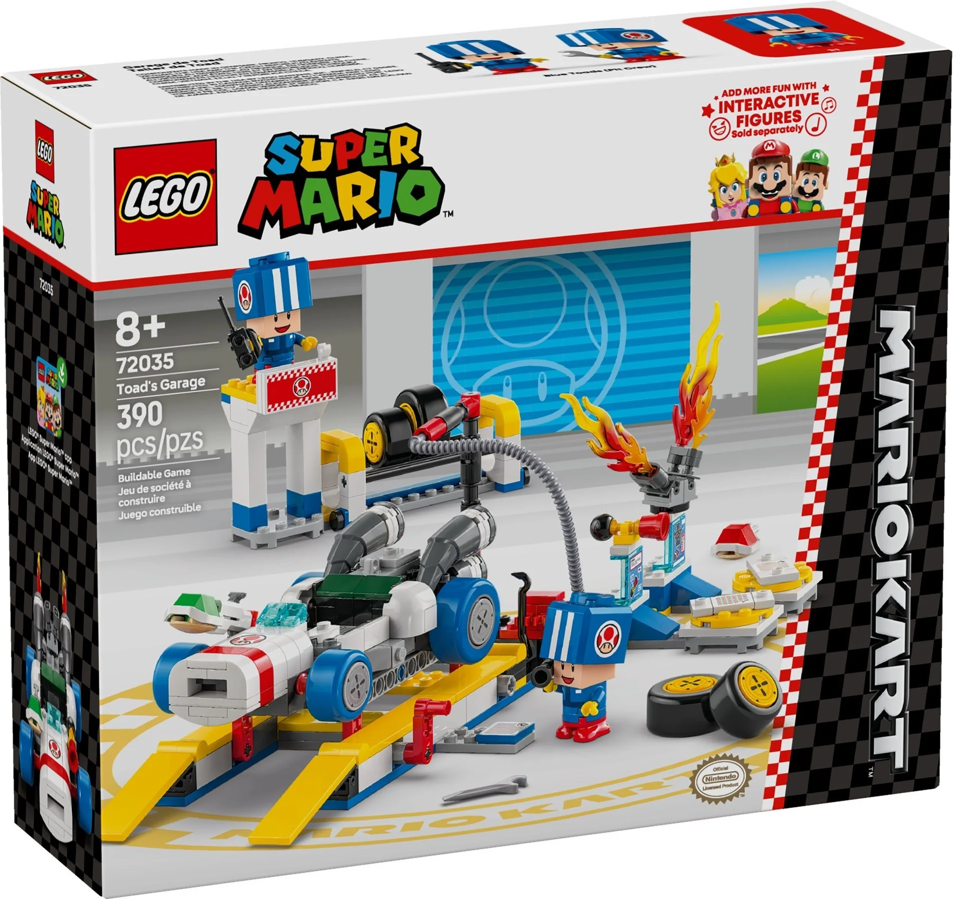LEGO® 72035 LEGO Super Mario Mario kart – Toad i jego garaż - zdjęcie 2