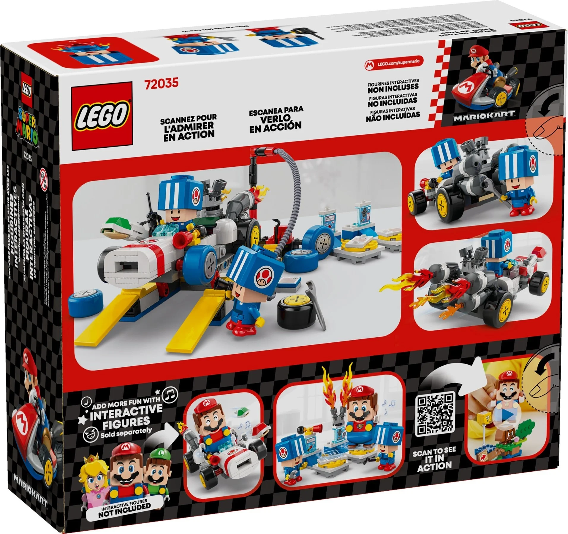 LEGO® 72035 LEGO Super Mario Mario kart – Toad i jego garaż - zdjęcie 4