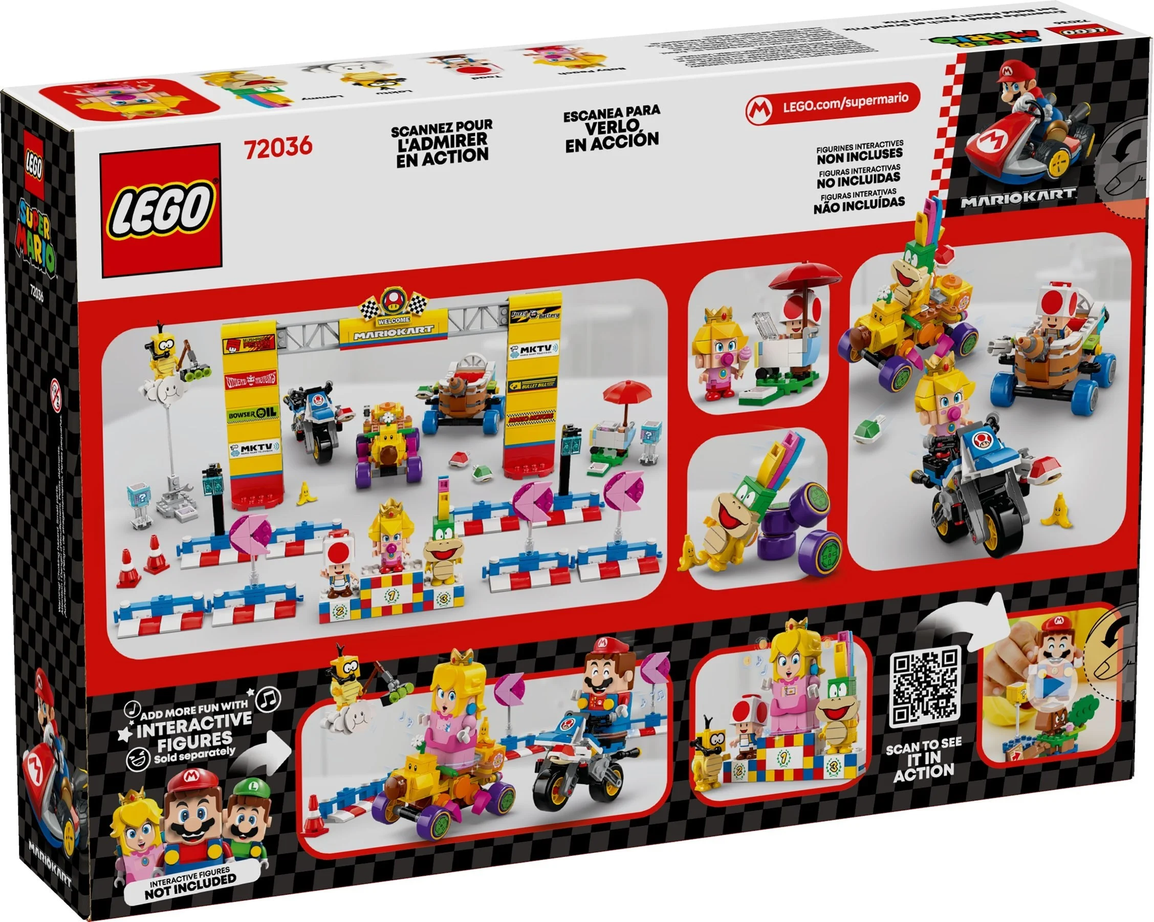 LEGO® 72036 LEGO Super Mario Mario kart – zestaw baby Peach i Grand Prix - zdjęcie 3