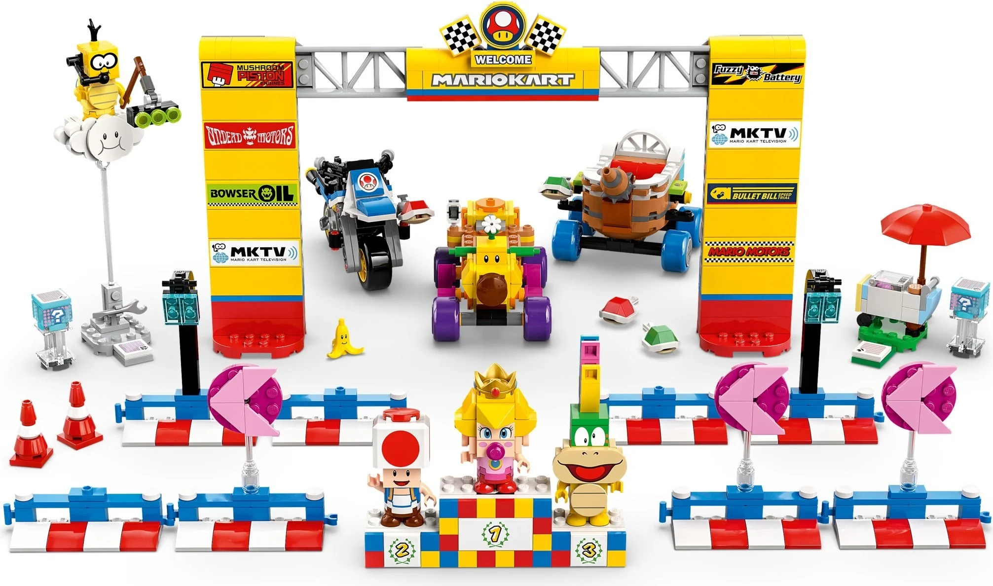 LEGO® 72036 LEGO Super Mario Mario kart – zestaw baby Peach i Grand Prix - zdjęcie 9