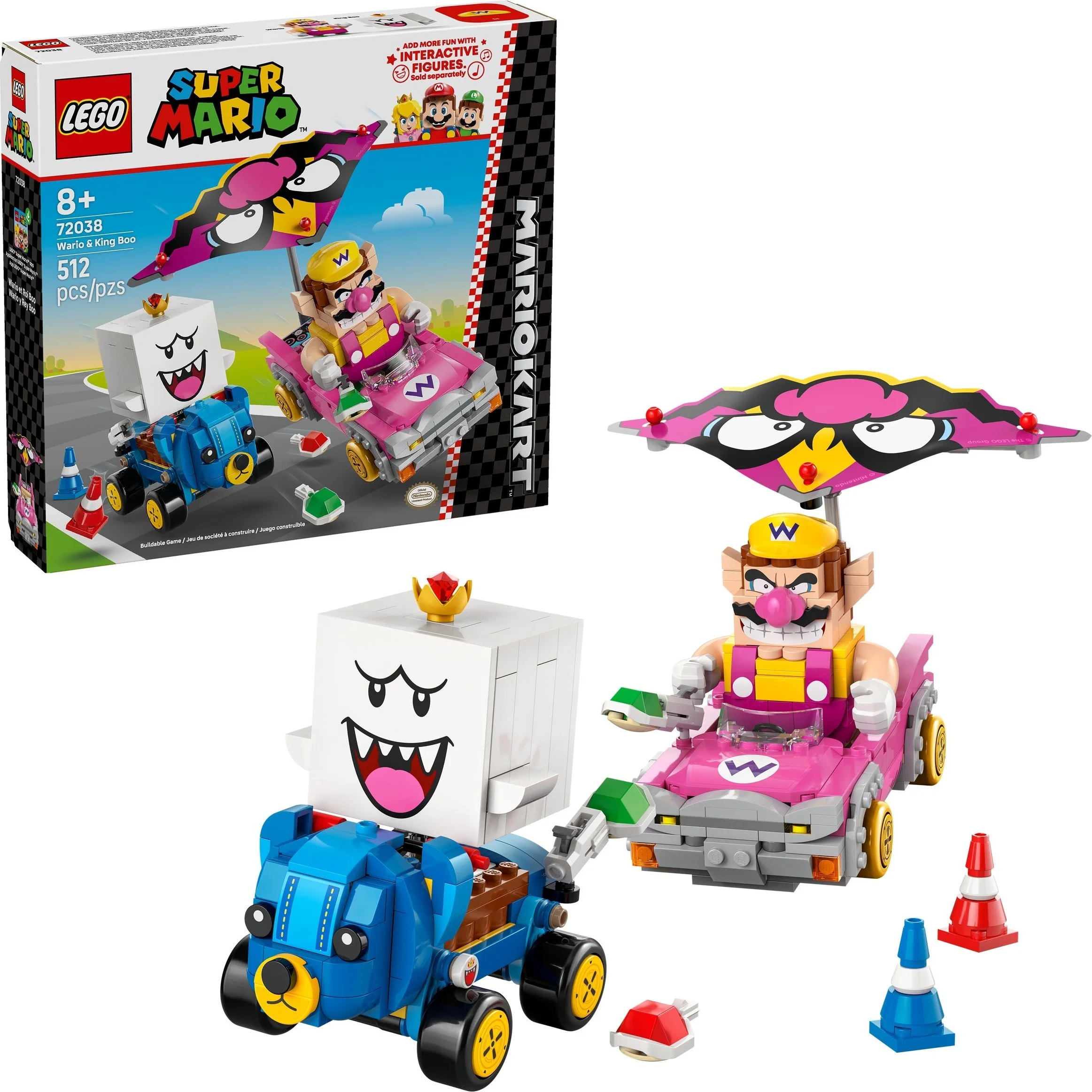 LEGO® 72038 LEGO Super Mario Mario Kart - Wario i King Boo - zdjęcie 4